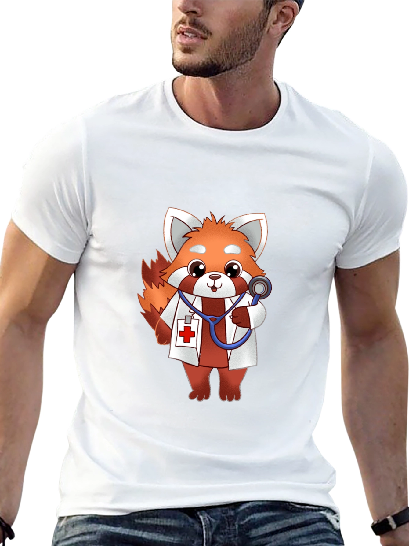 Red Panda Doctor T-Shirt