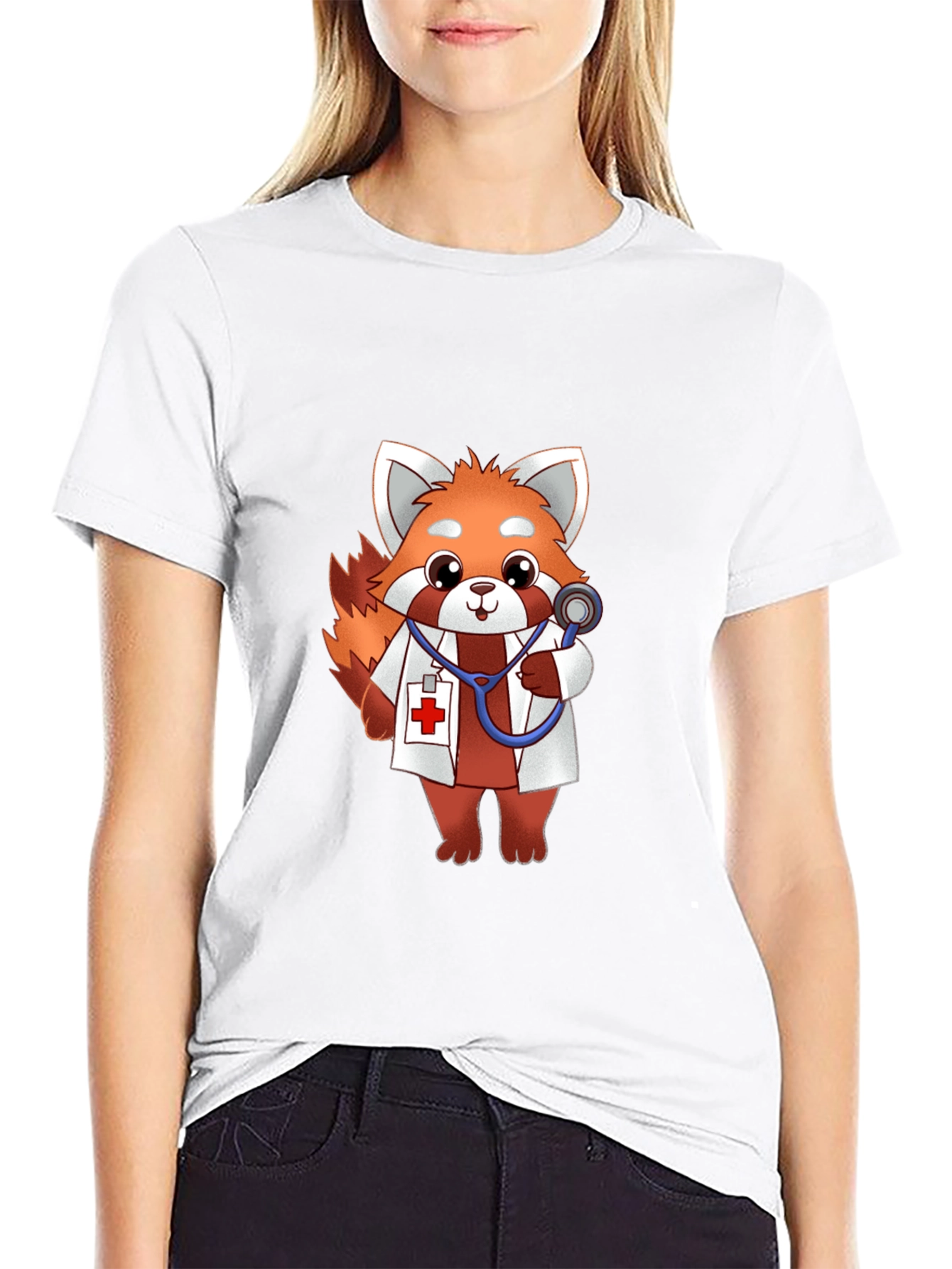 Red Panda Doctor T-Shirt