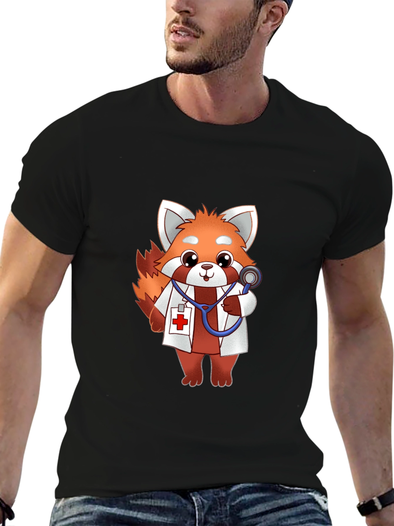 Red Panda Doctor T-Shirt