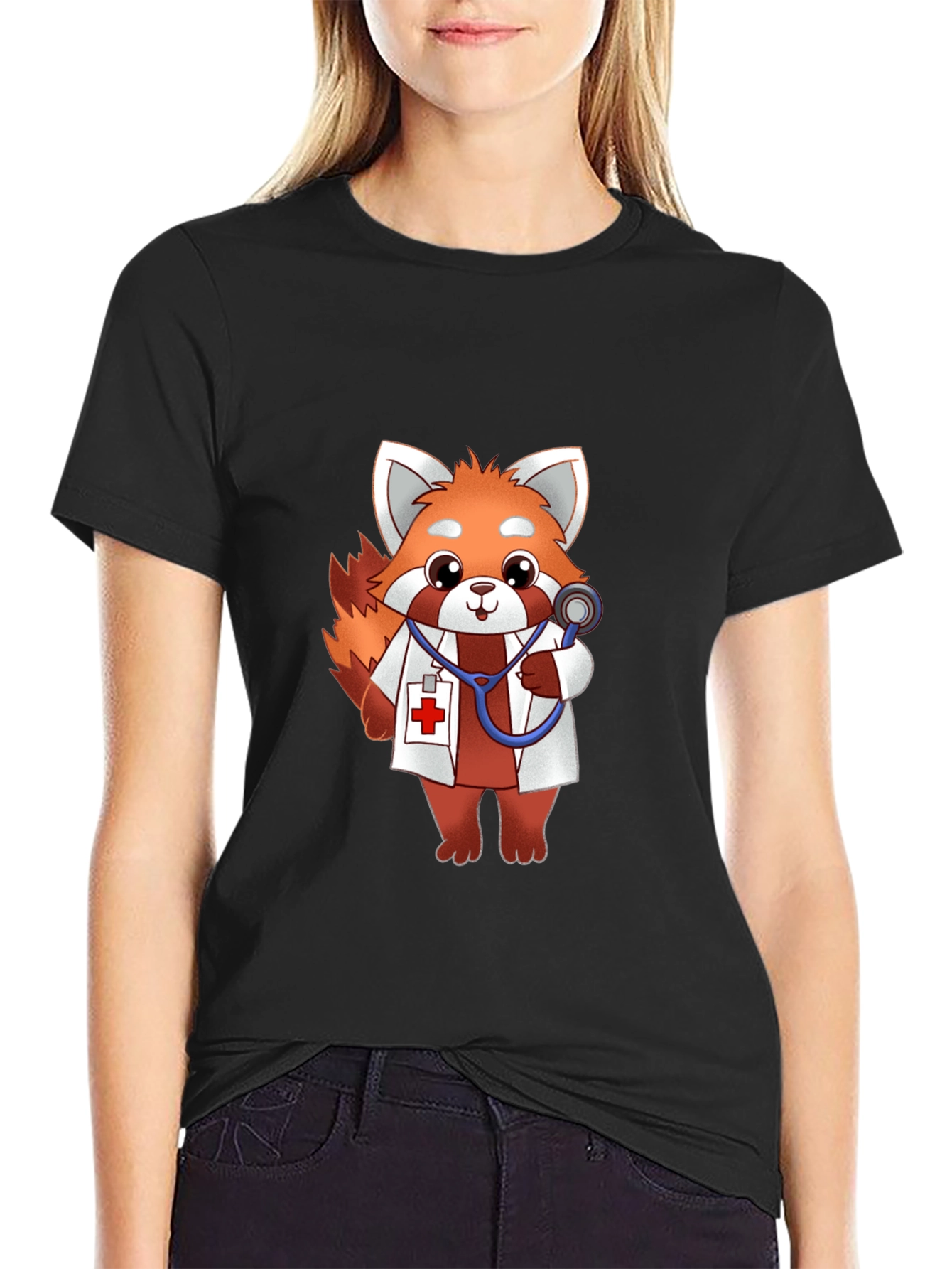 Red Panda Doctor T-Shirt