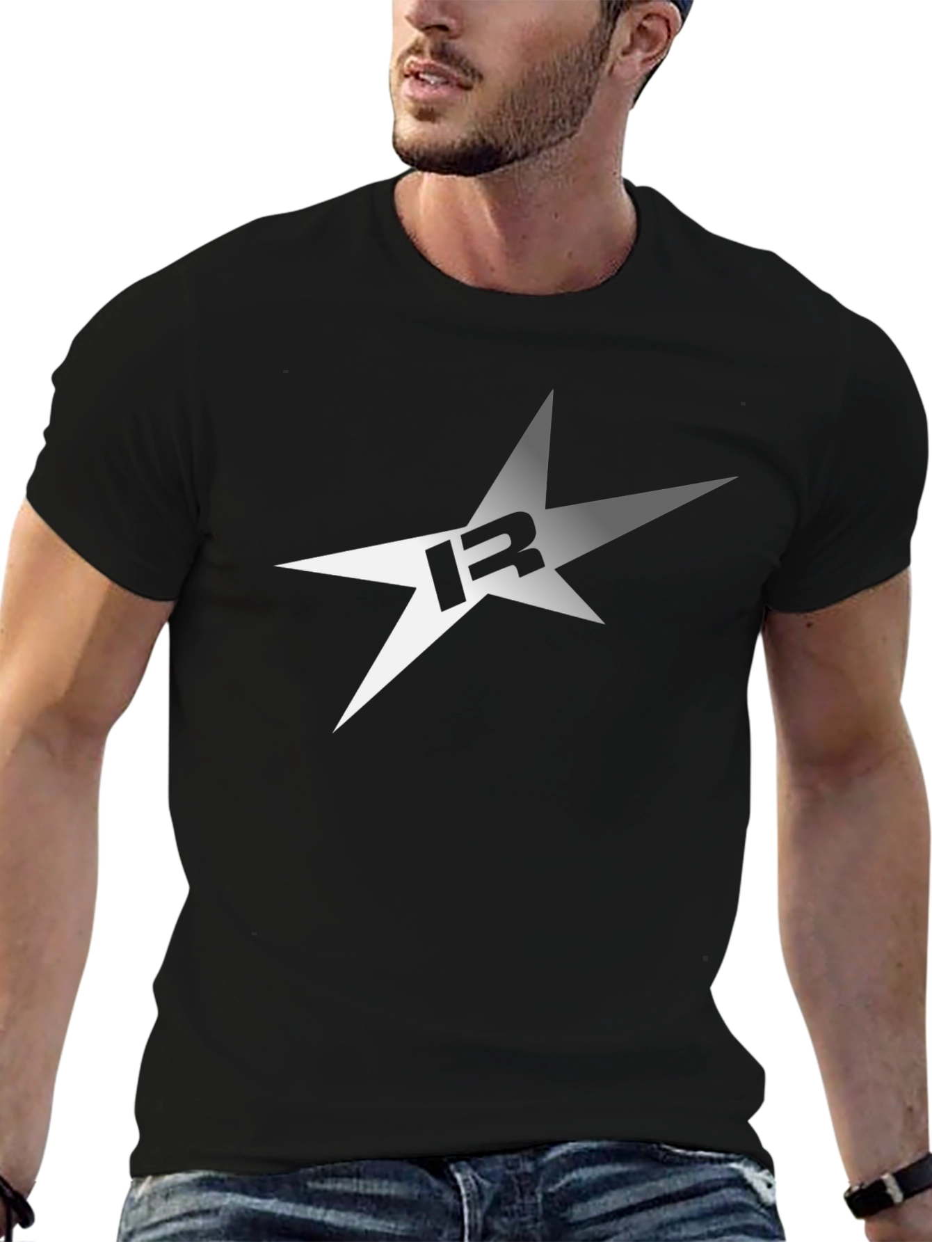 Star Logo Graphic T-Shirt - Casual Wear