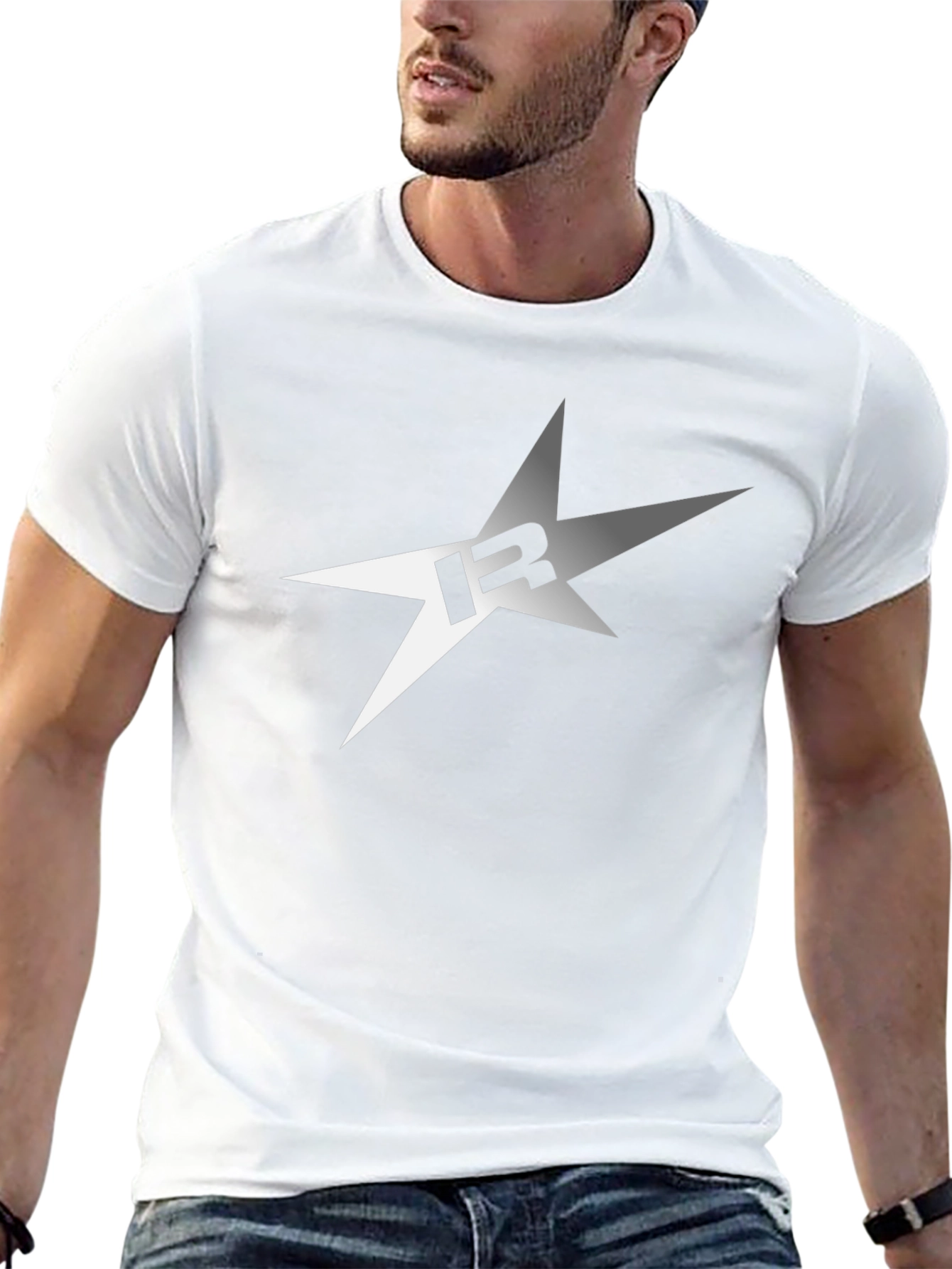 Star Logo Graphic T-Shirt - Casual Wear