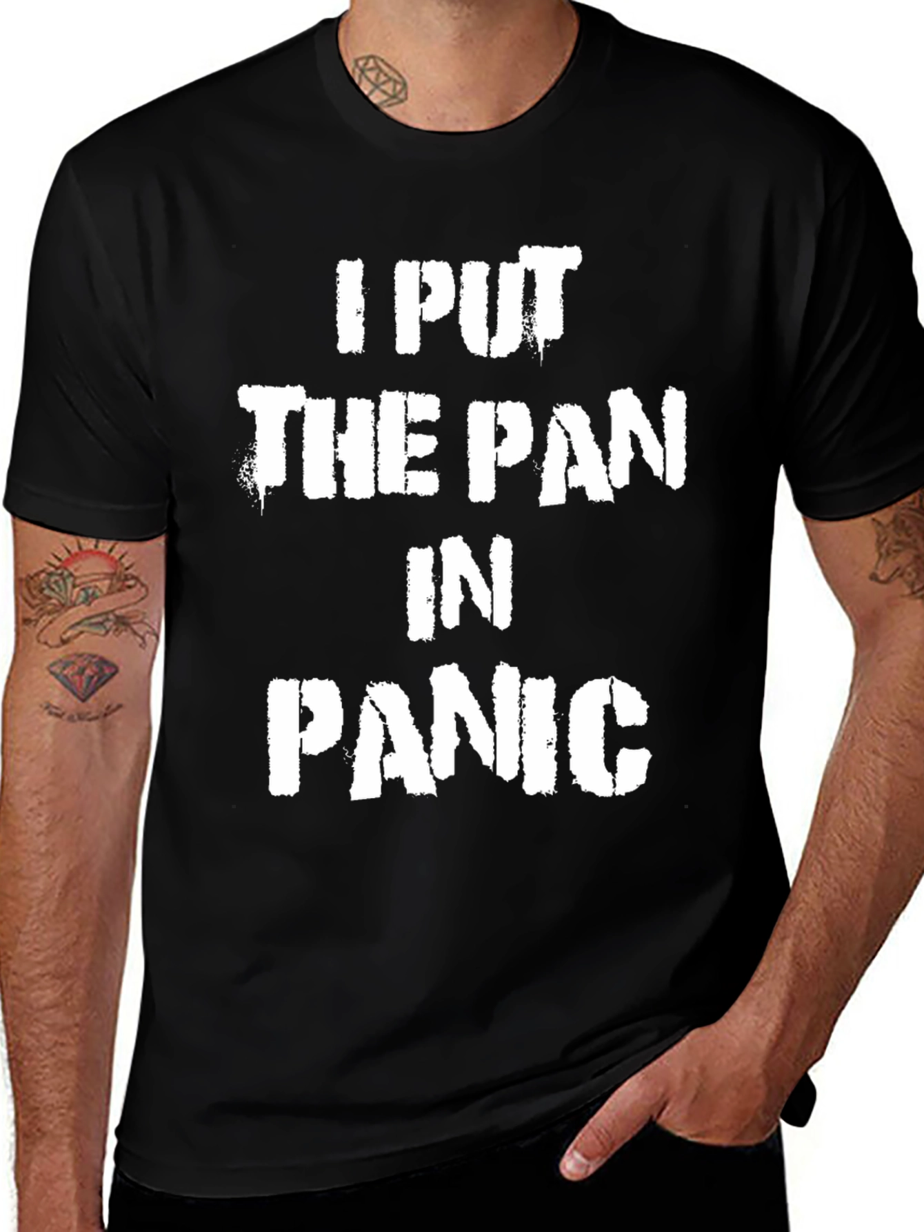 I Put the Pan in Panic Graphic T-Shirt