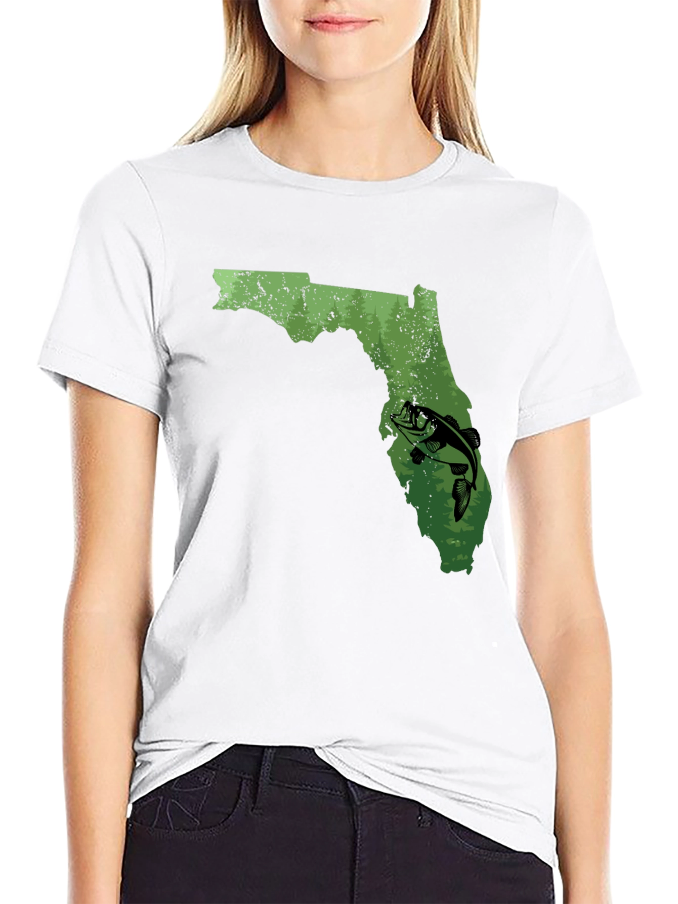 Florida Fishing Graphic T-Shirt