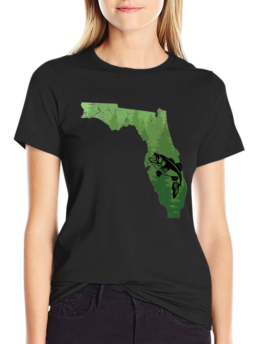 Florida Fishing Graphic T-Shirt