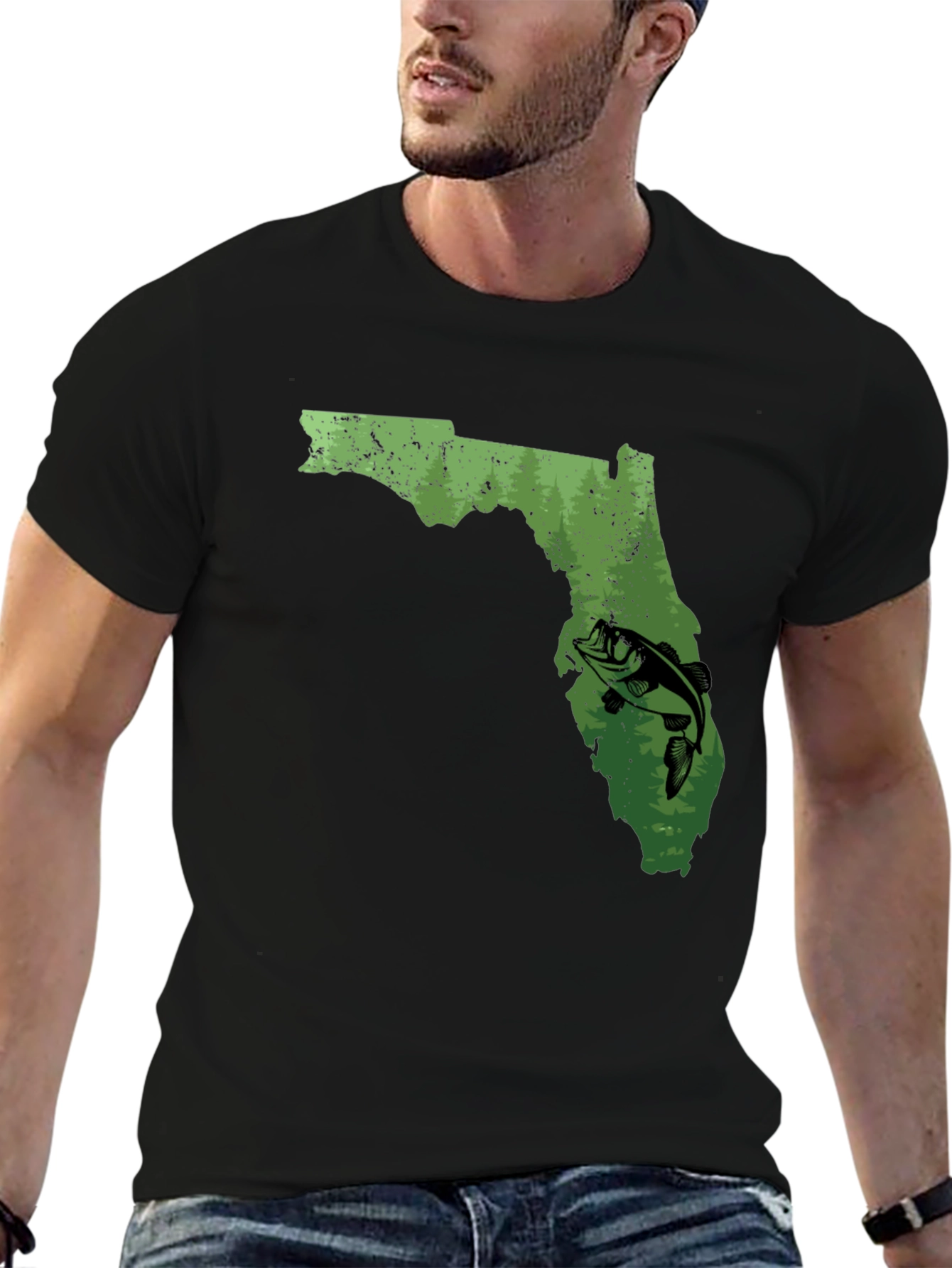Florida Fishing Graphic T-Shirt