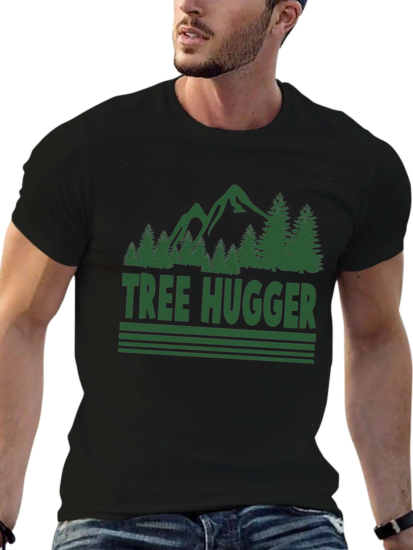 Tree Hugger Graphic Tee - Nature Lover T-Shirt