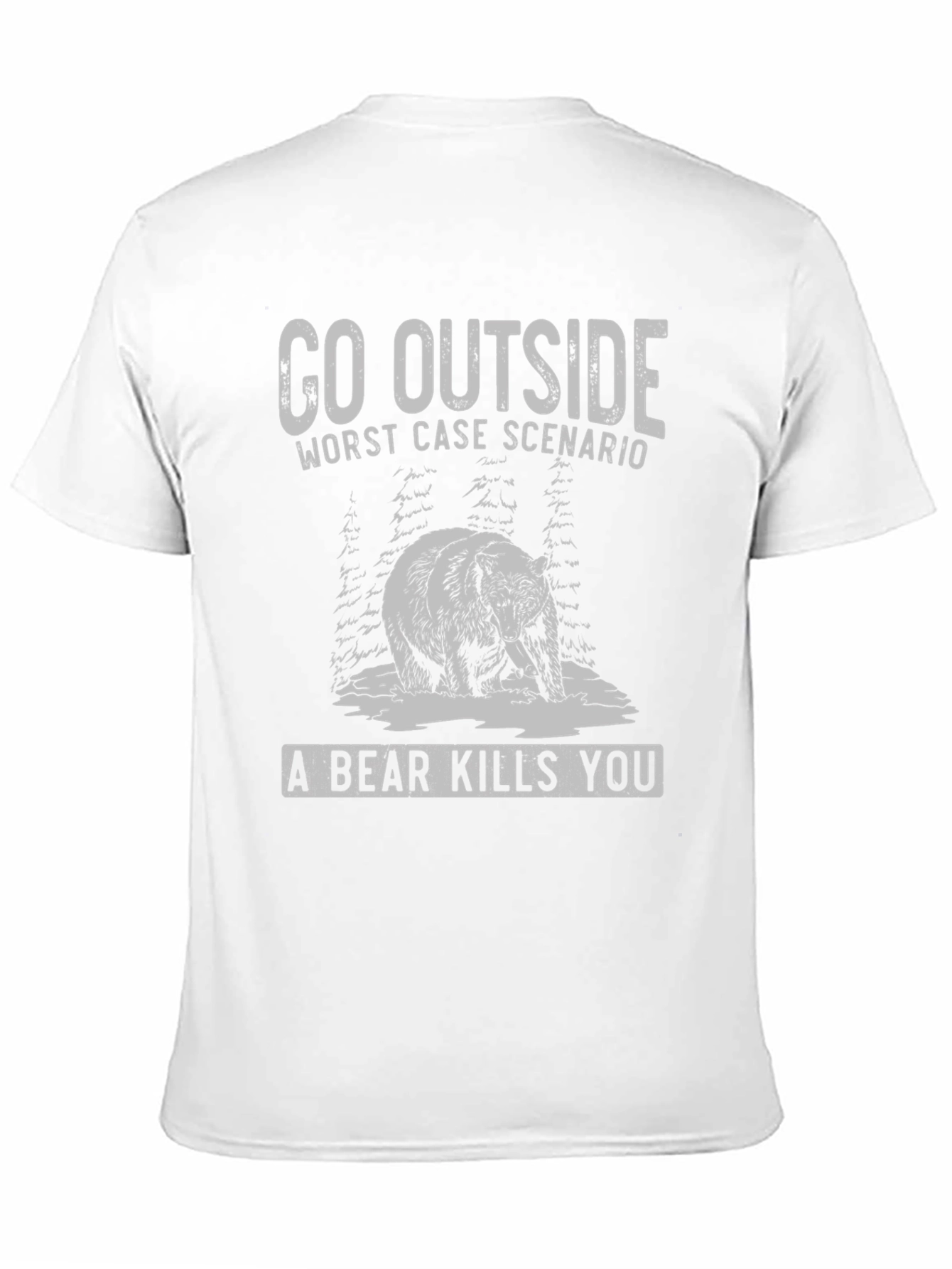 Go Outside Bear Graphic Tee