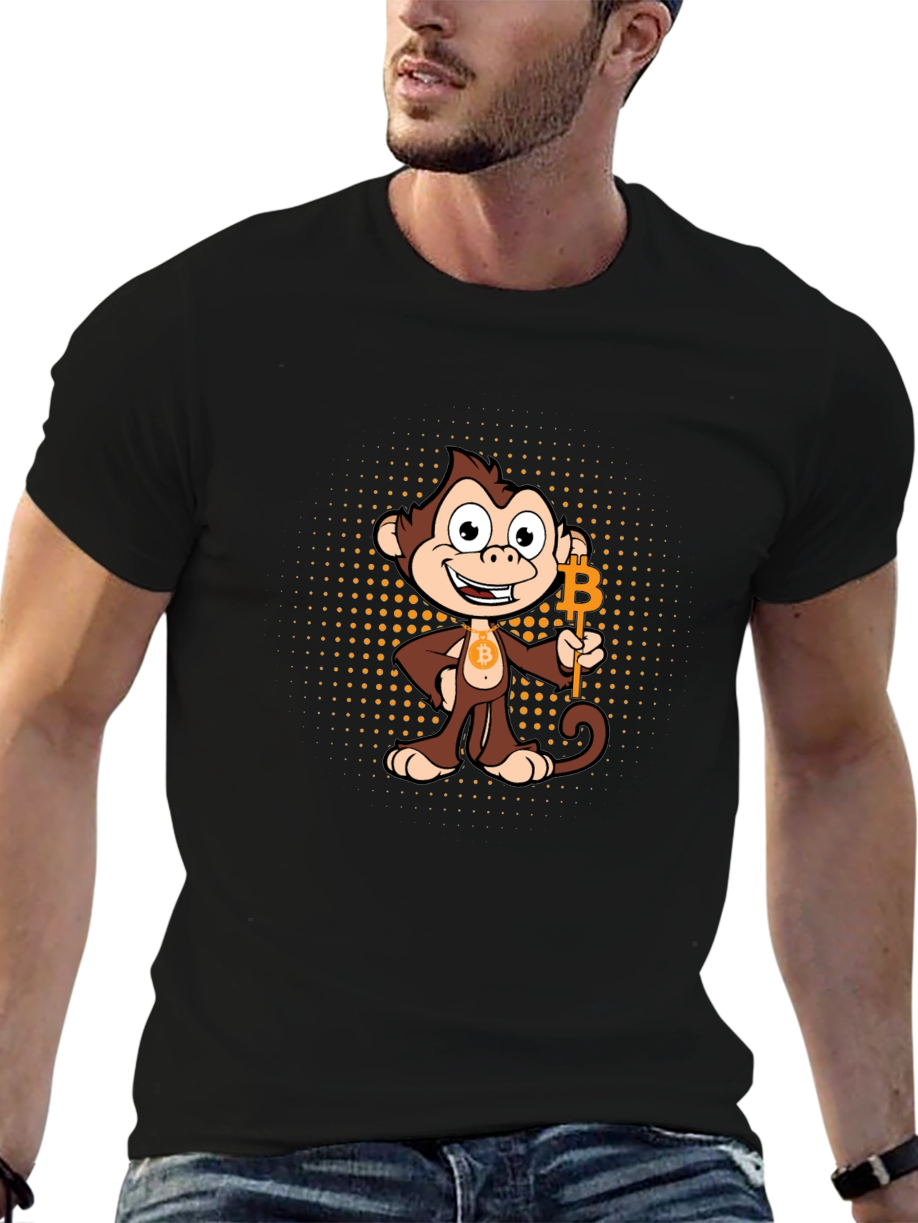 Bitcoin Monkey T-Shirt - Crypto Tee