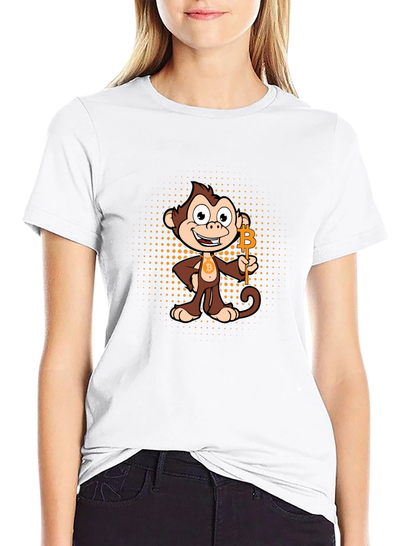 Bitcoin Monkey T-Shirt - Crypto Tee