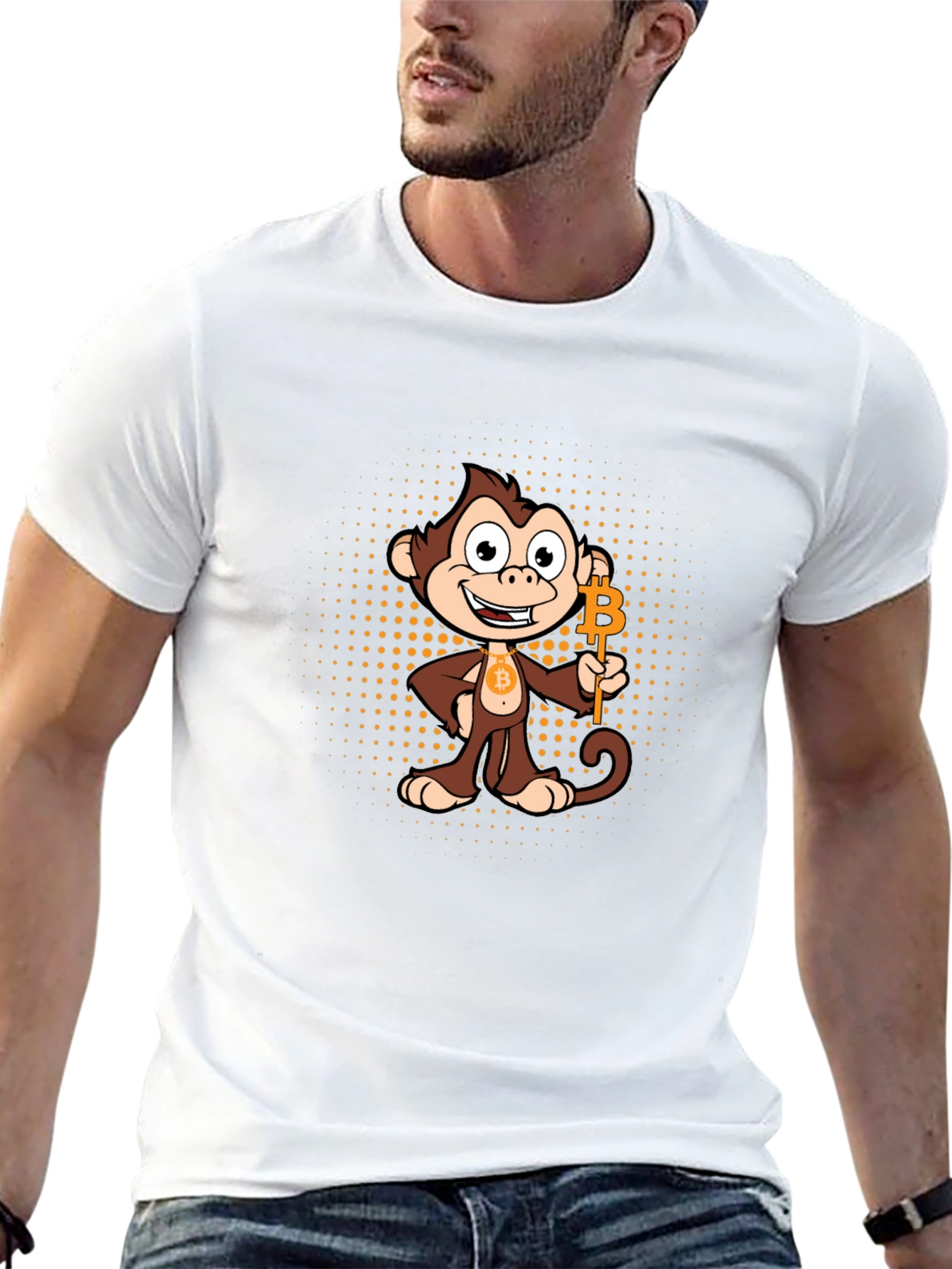 Bitcoin Monkey T-Shirt - Crypto Tee