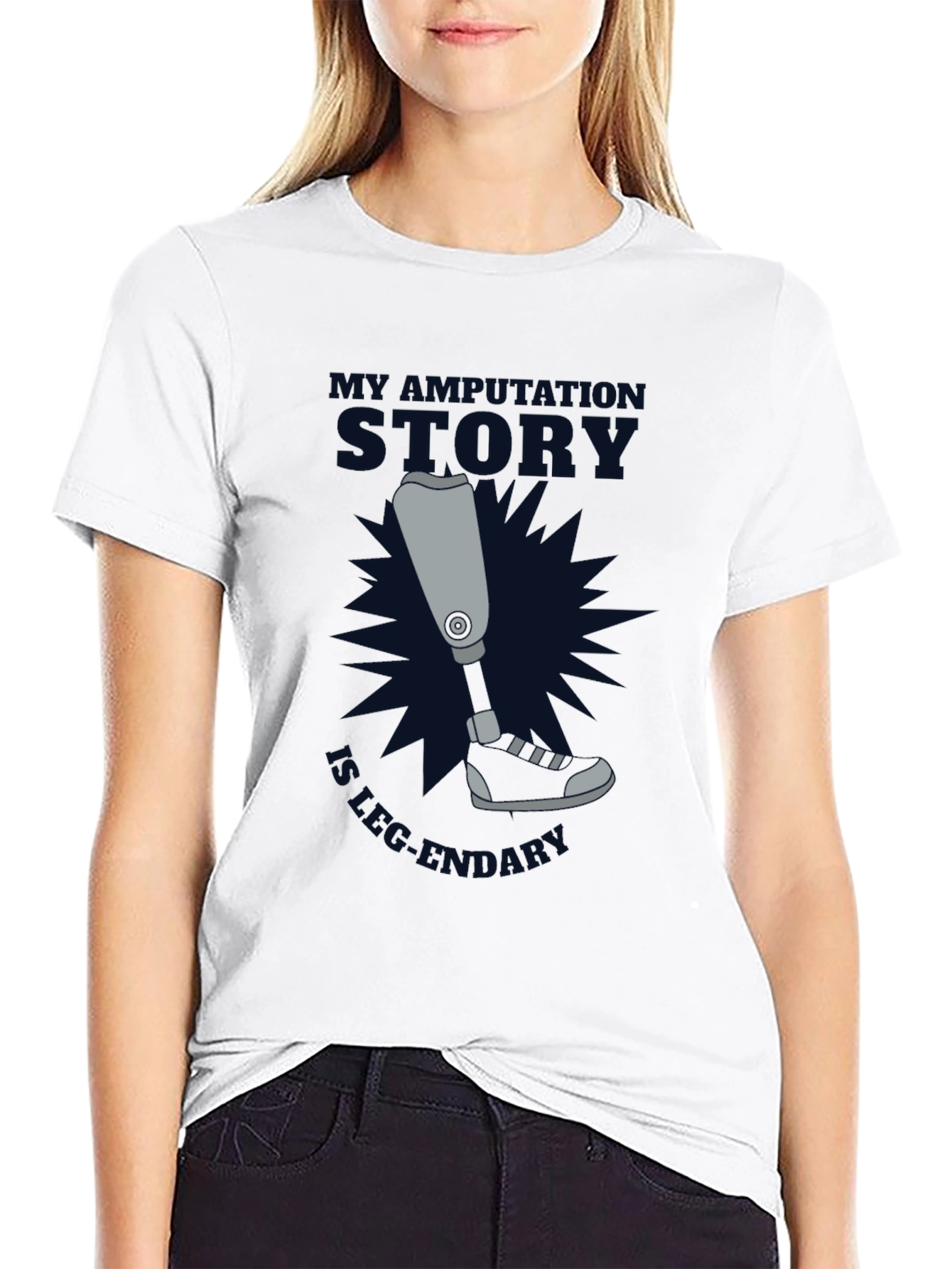 My Amputation Story T-Shirt - Legendary Amputee Pride