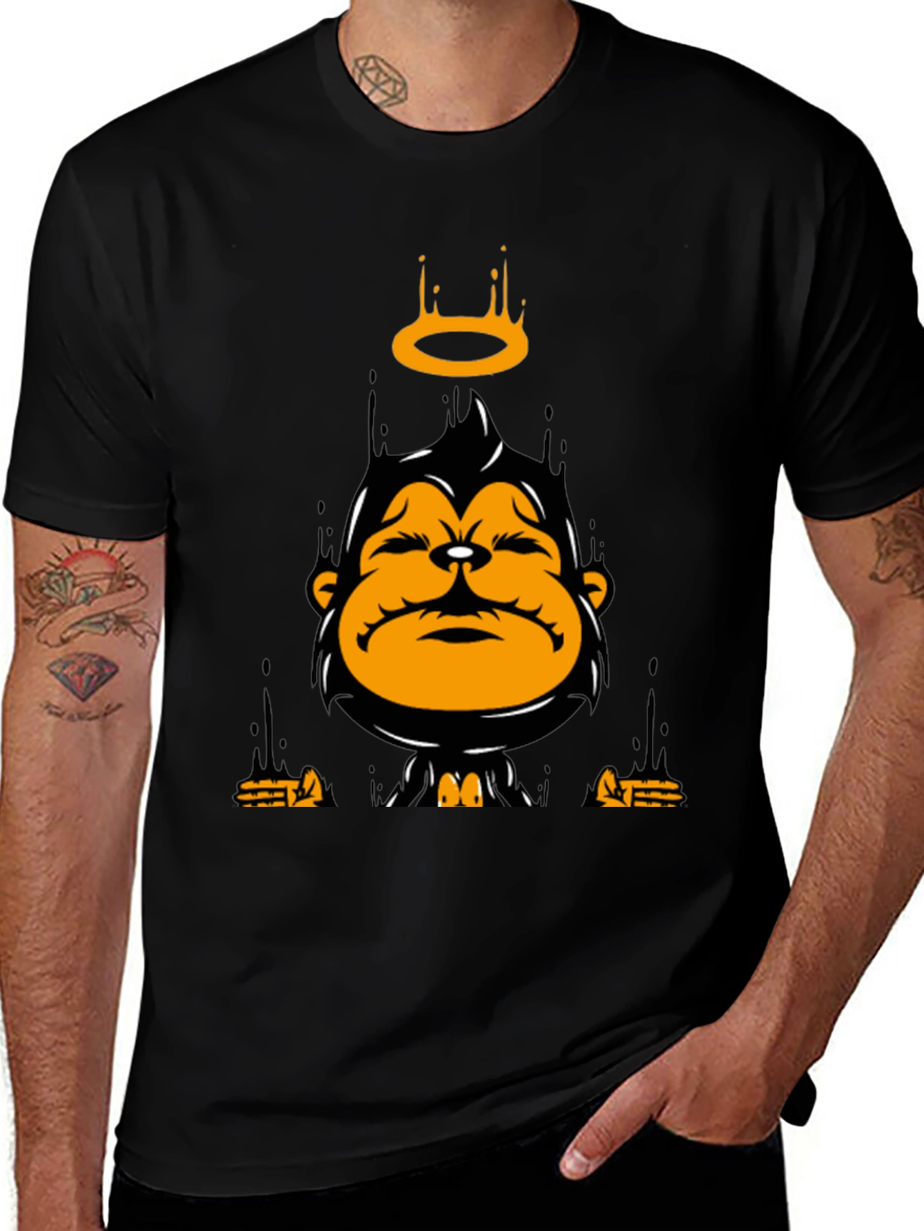 Monkey Halo Graphic T-Shirt