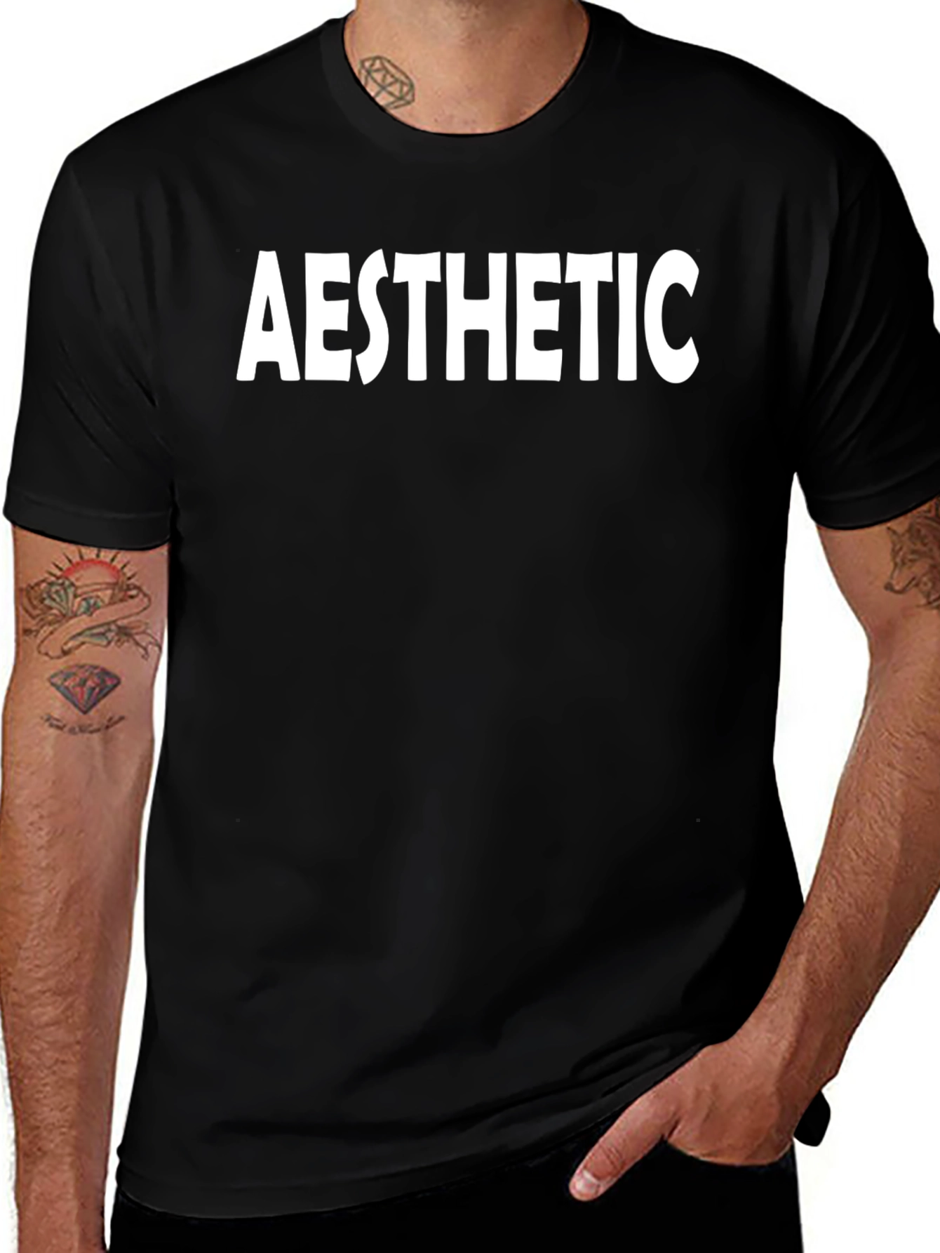 Aesthetic Black T-Shirt