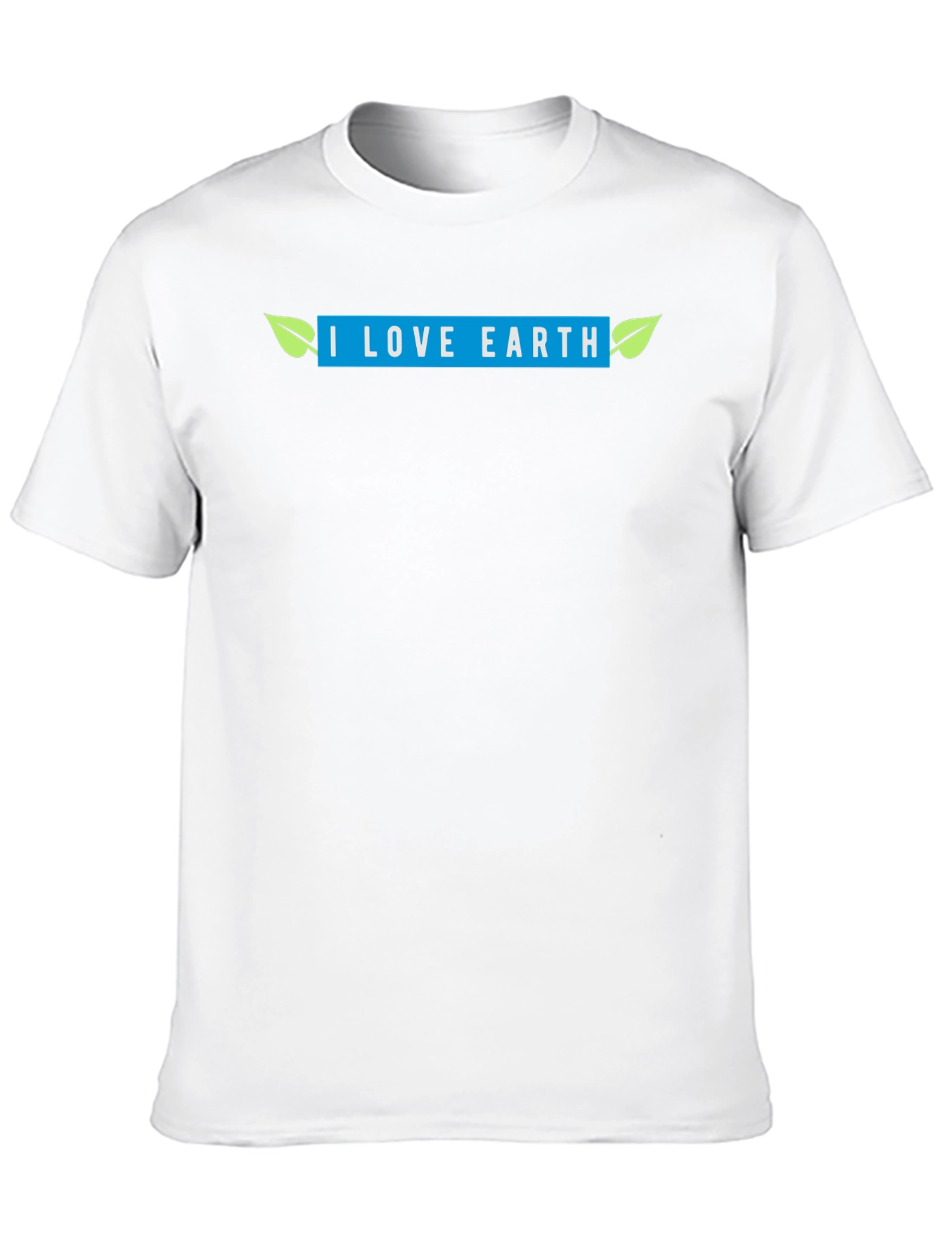 I Love Earth Graphic T-Shirt - Eco-Friendly Design