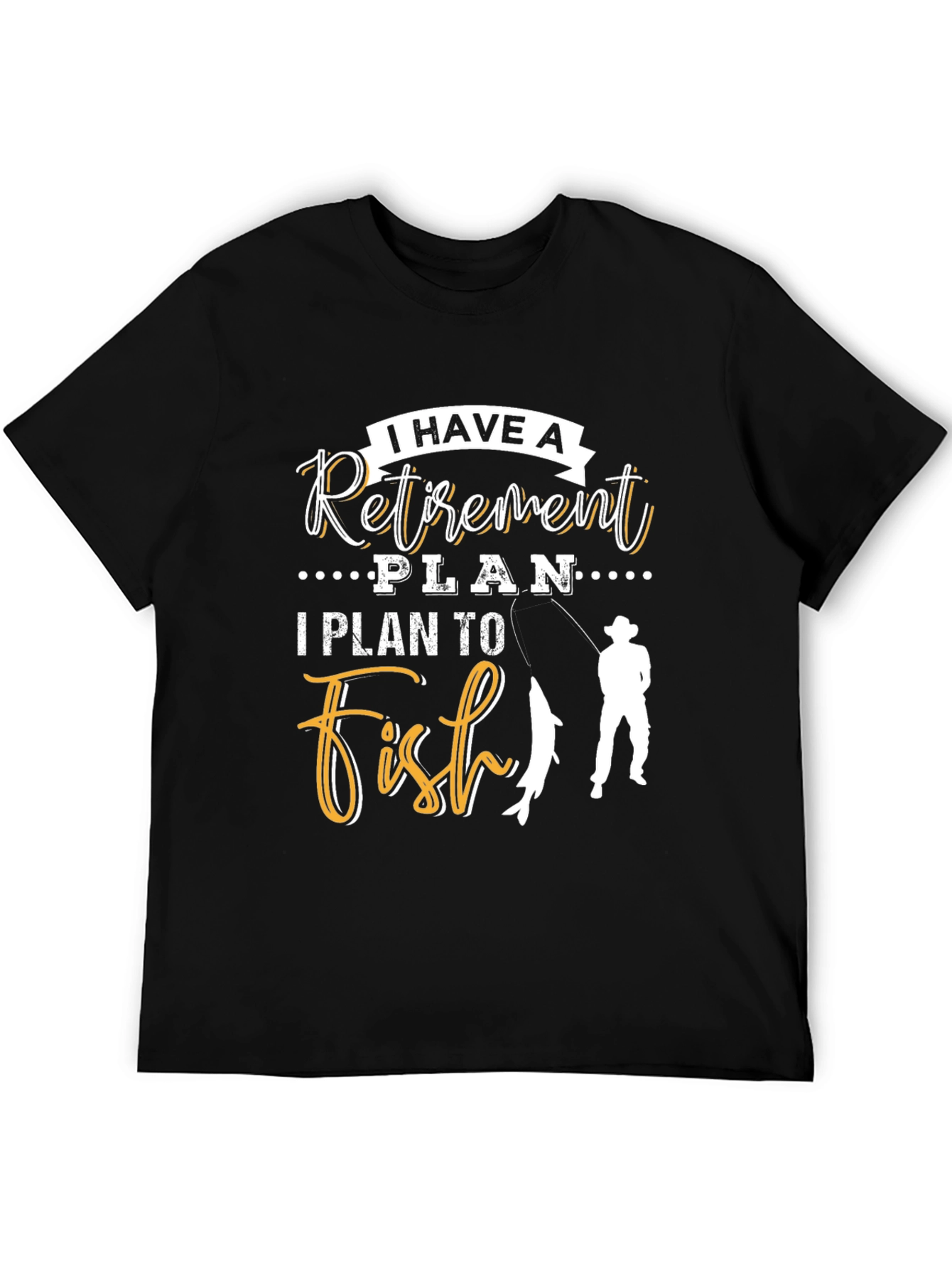 Retirement Plan Fishing T-Shirt