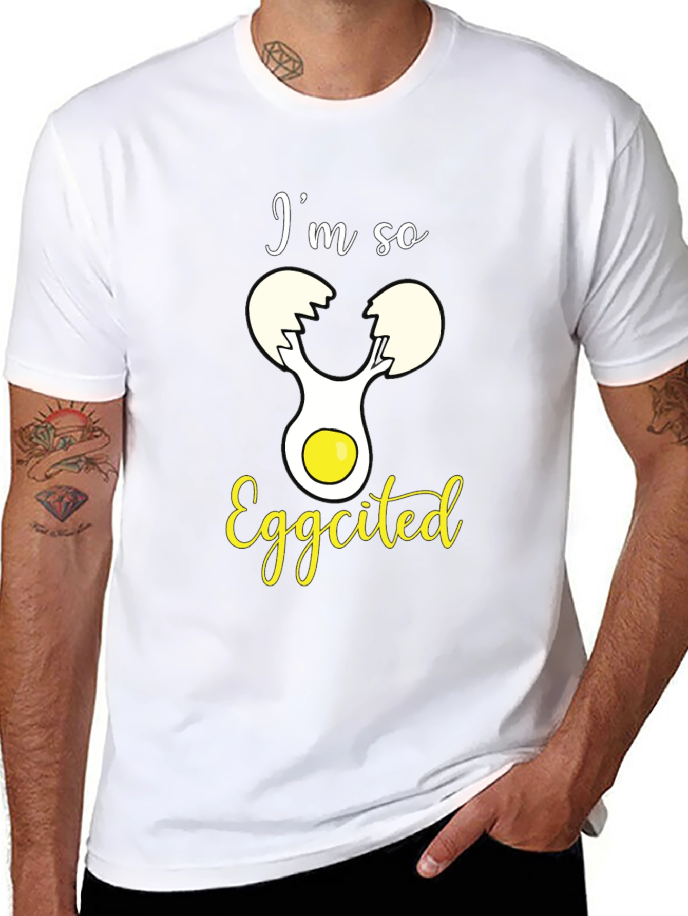 Eggcited T-Shirt - Funny Egg Lover Tee