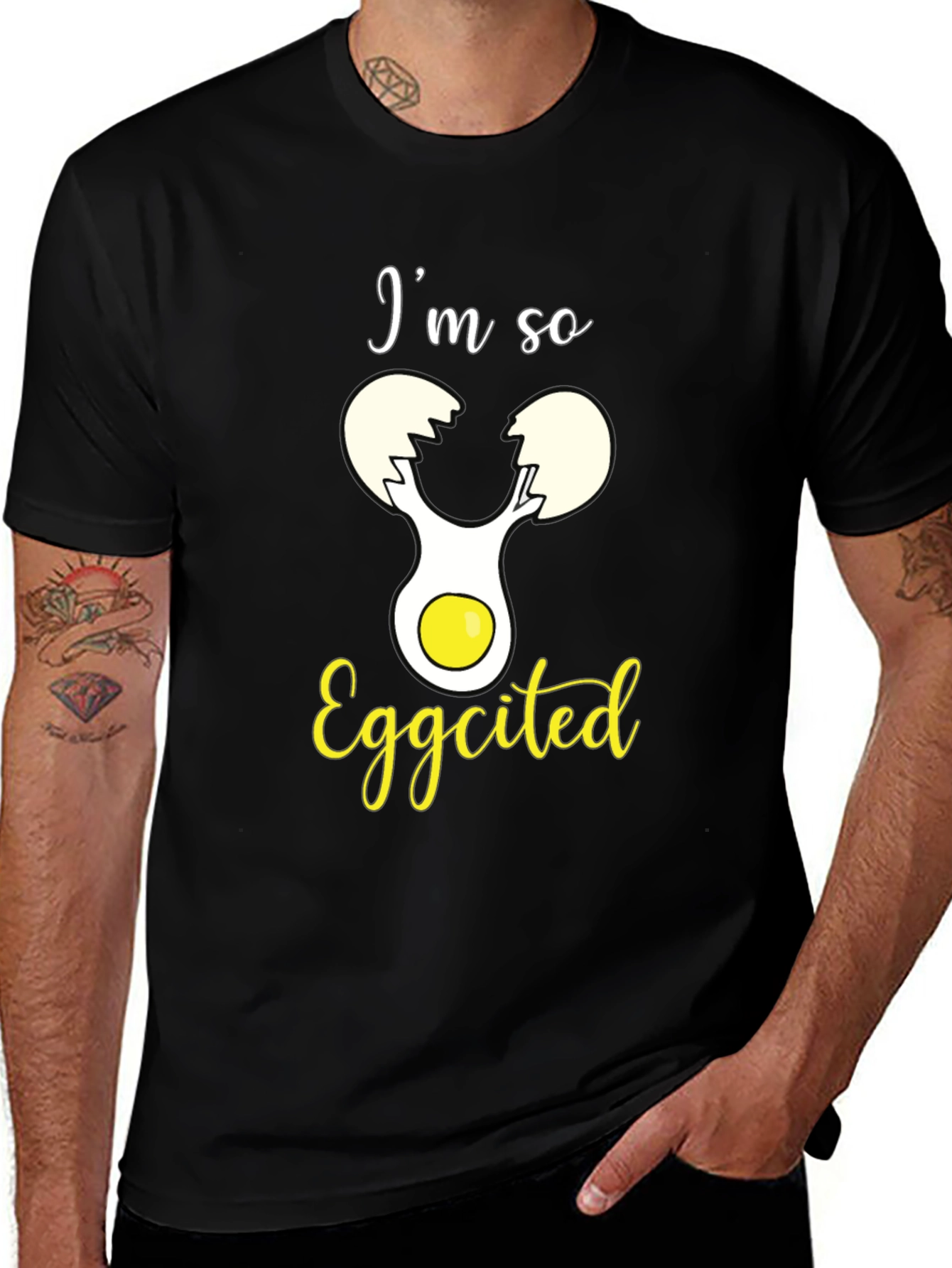 Eggcited T-Shirt - Funny Egg Lover Tee