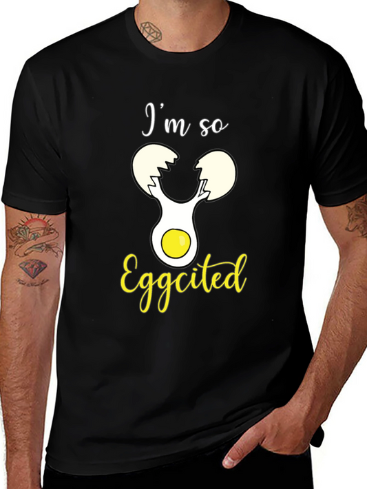 Eggcited T-Shirt - Funny Egg Lover Tee