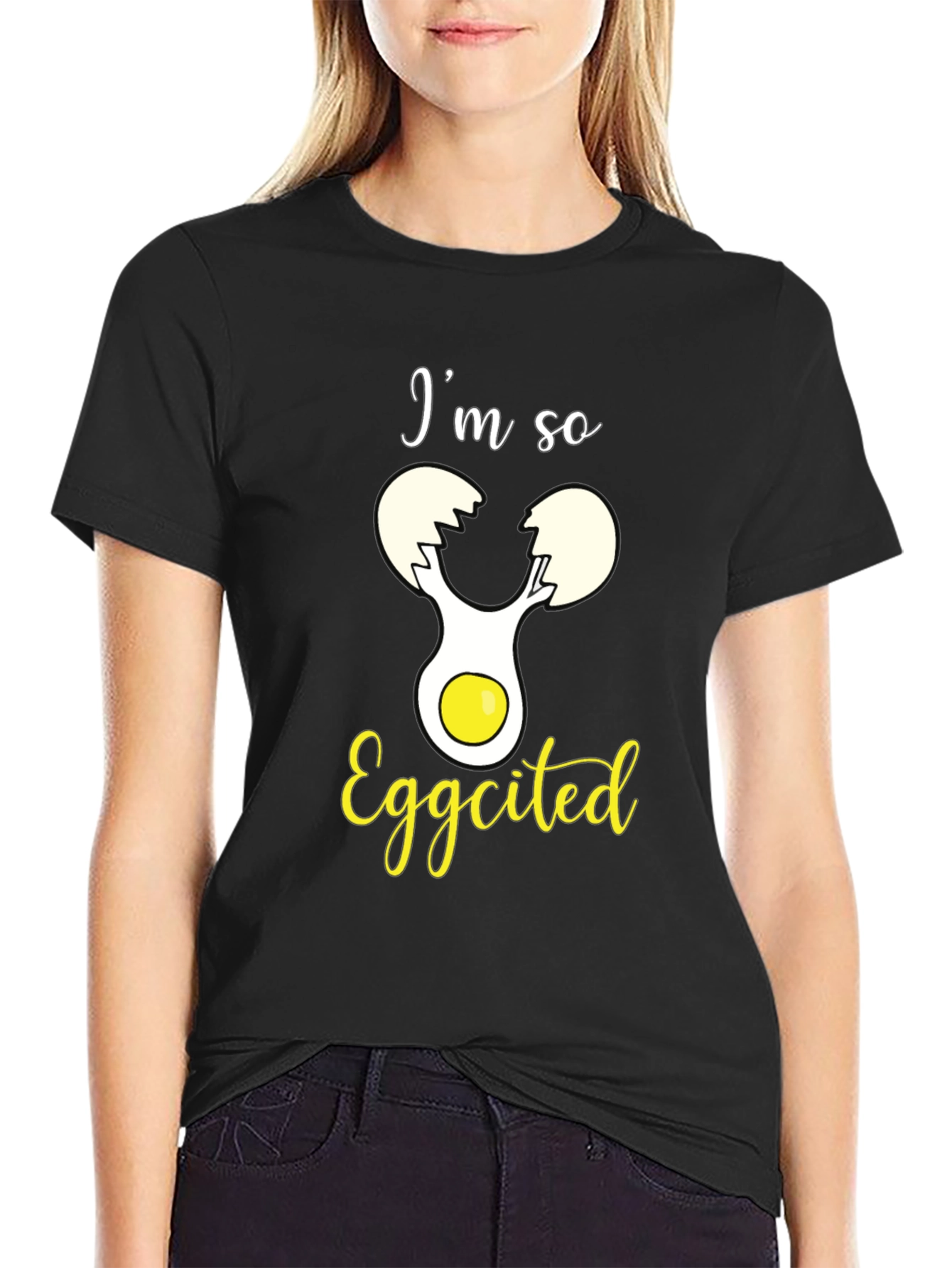 Eggcited T-Shirt - Funny Egg Lover Tee
