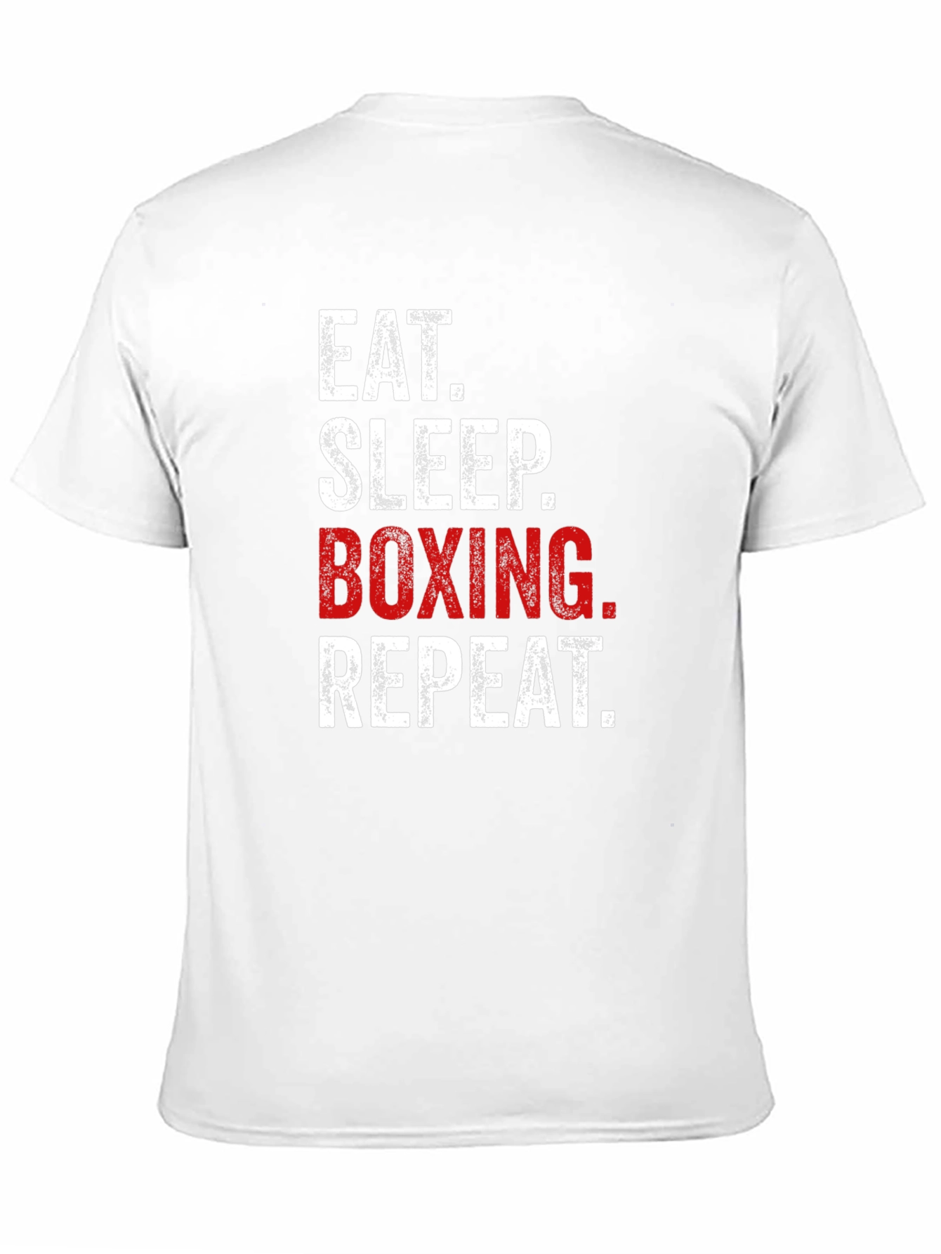 Eat Sleep Boxing Repeat - Mens Black Graphic Tee