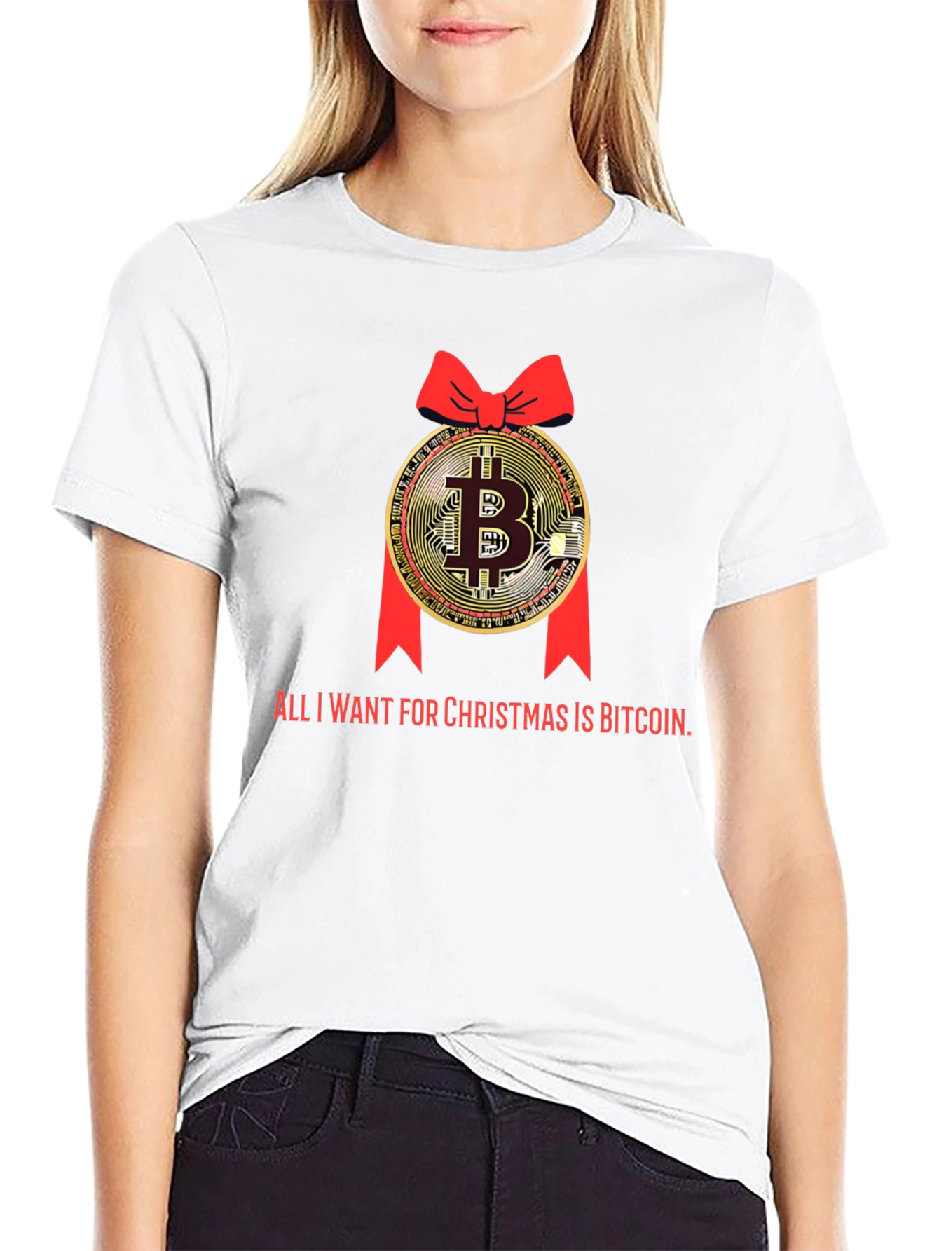Bitcoin Christmas T-Shirt - Crypto Holiday Tee