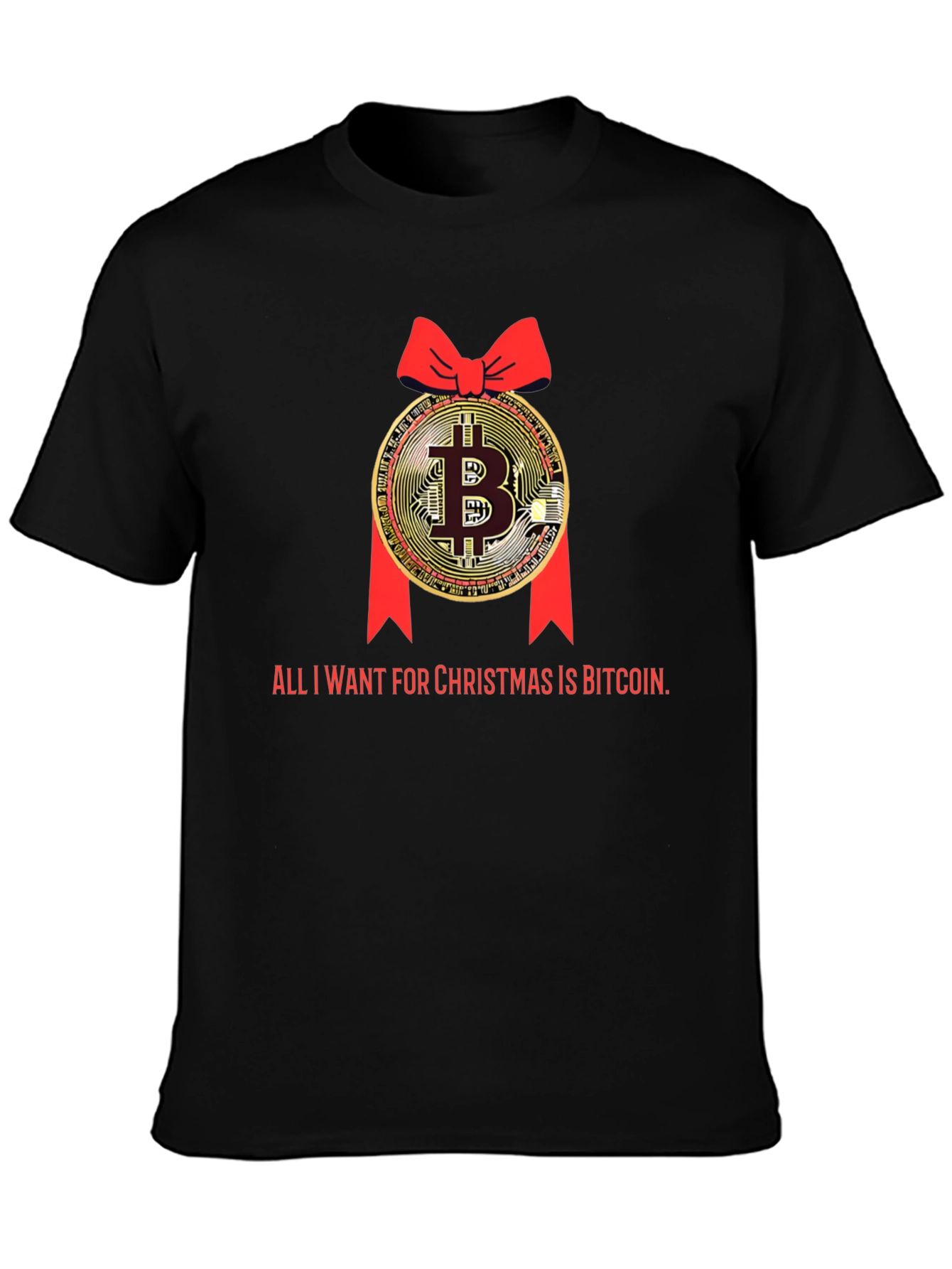Bitcoin Christmas T-Shirt - Crypto Holiday Tee