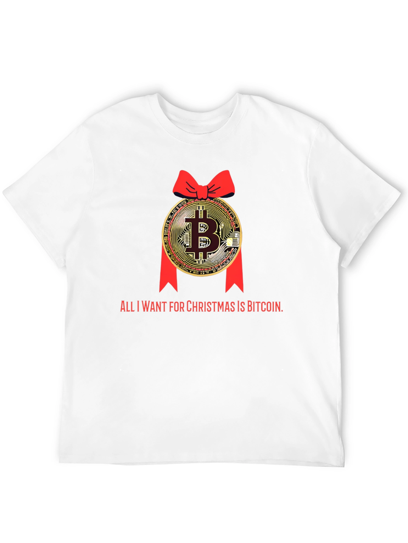 Bitcoin Christmas T-Shirt - Crypto Holiday Tee
