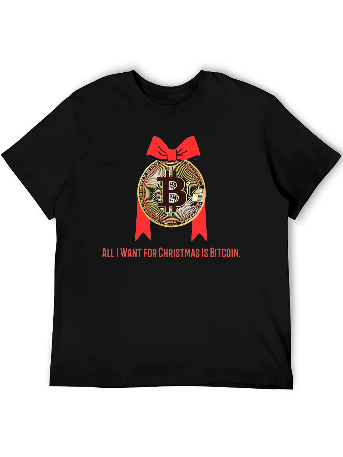 Bitcoin Christmas T-Shirt - Crypto Holiday Tee