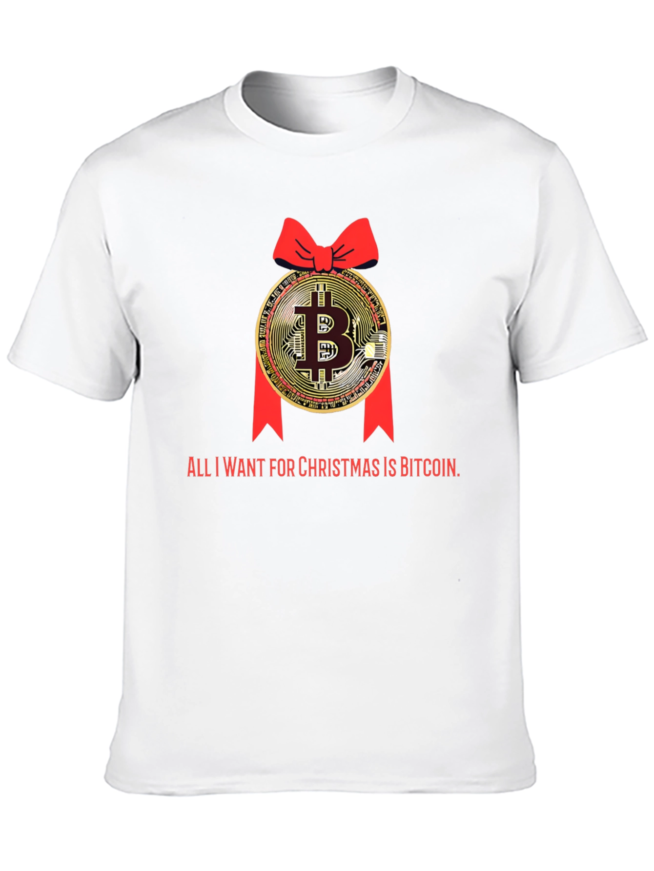 Bitcoin Christmas T-Shirt - Crypto Holiday Tee