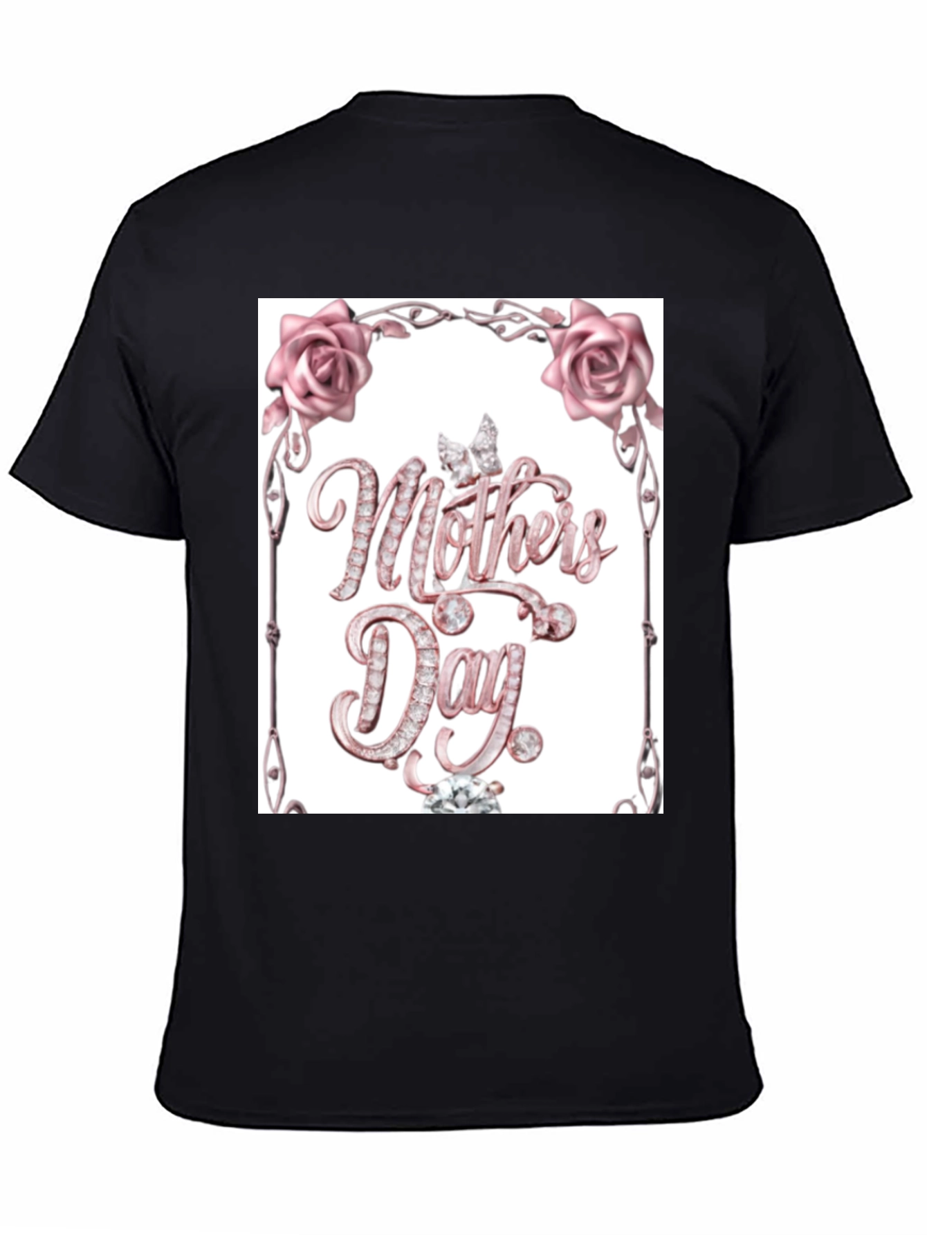 Diamond Mothers Day Black T-Shirt