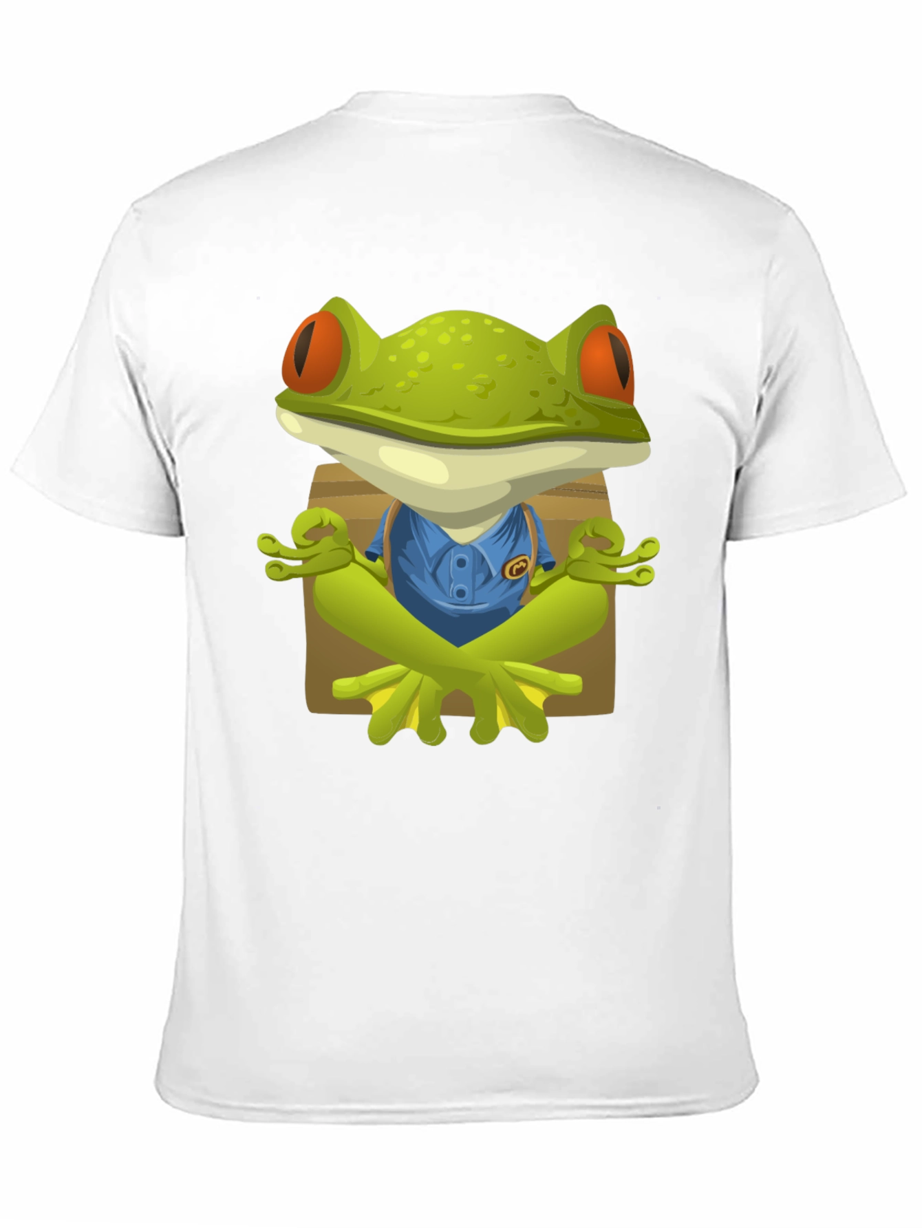 Zen Frog Graphic T-Shirt - Relaxed Fit Unique Design