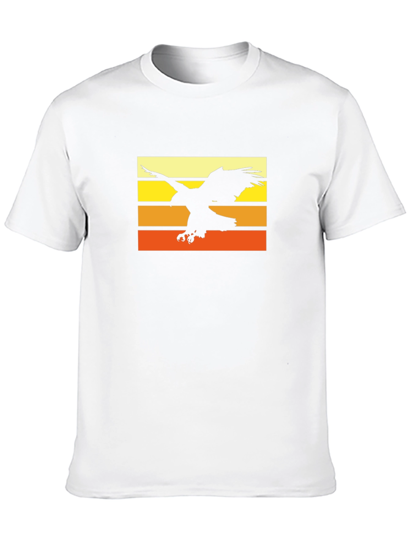 Eagle Sunset Graphic T-Shirt - Stylish Comfort