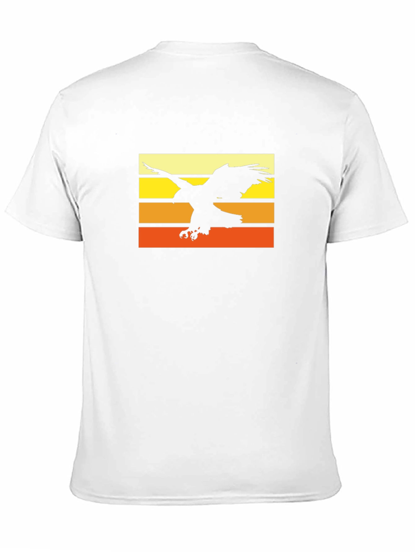 Eagle Sunset Graphic T-Shirt - Stylish Comfort