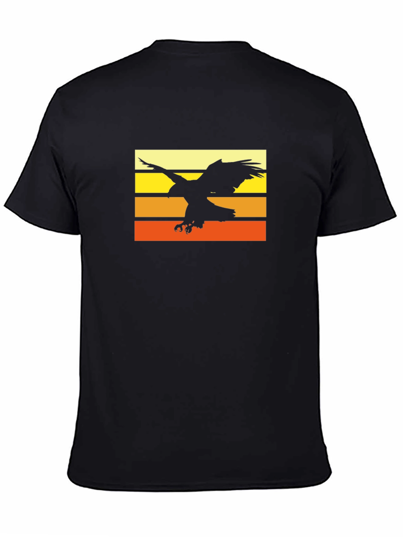 Eagle Sunset Graphic T-Shirt - Stylish Comfort