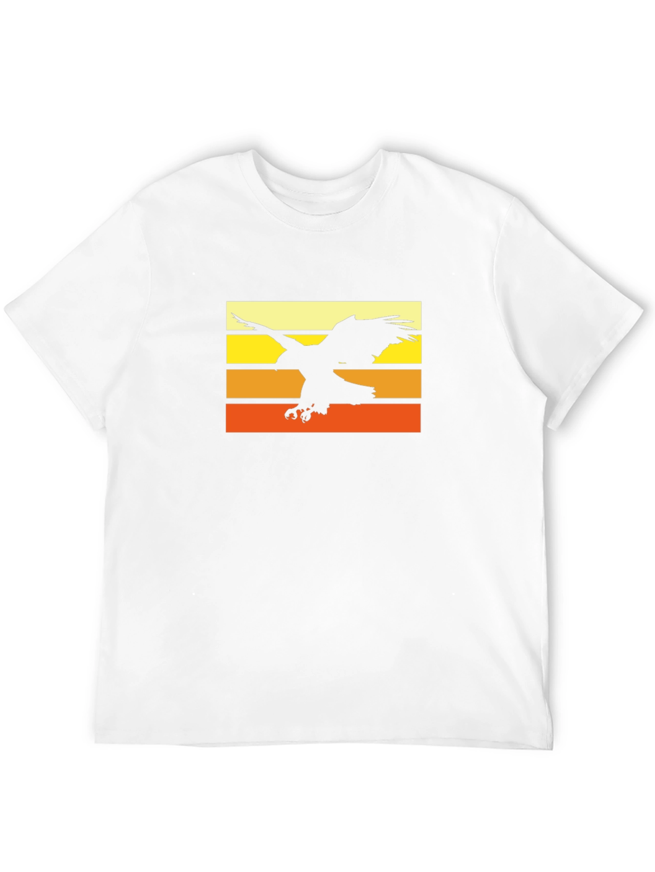 Eagle Sunset Graphic T-Shirt - Stylish Comfort