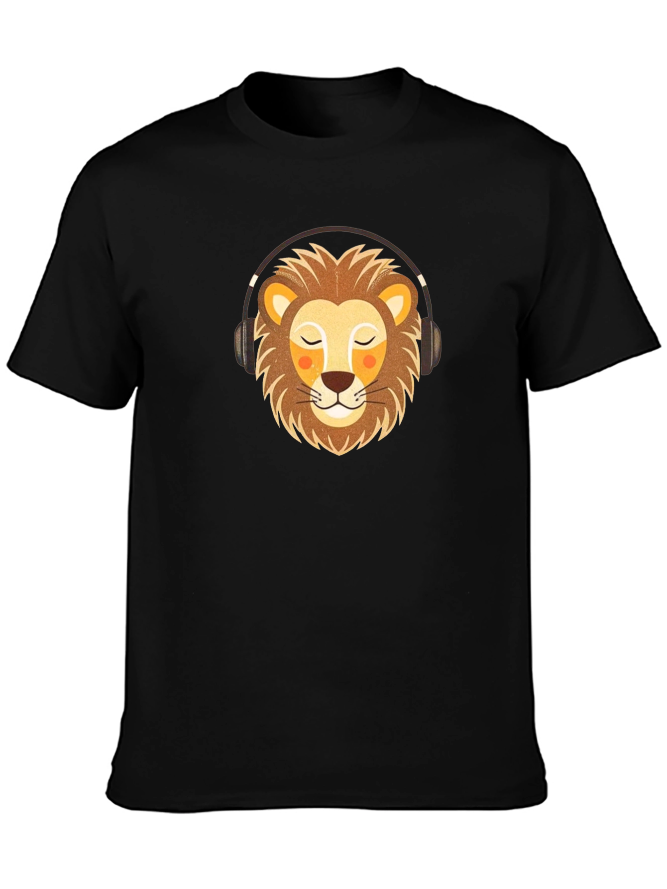Lion Headphone Graphic Tee