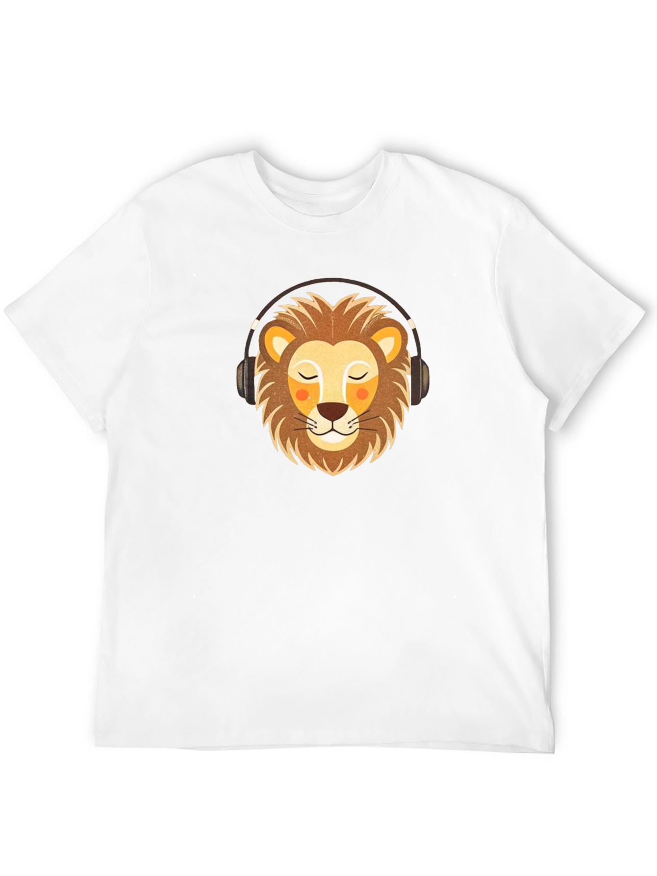 Lion Headphone Graphic Tee