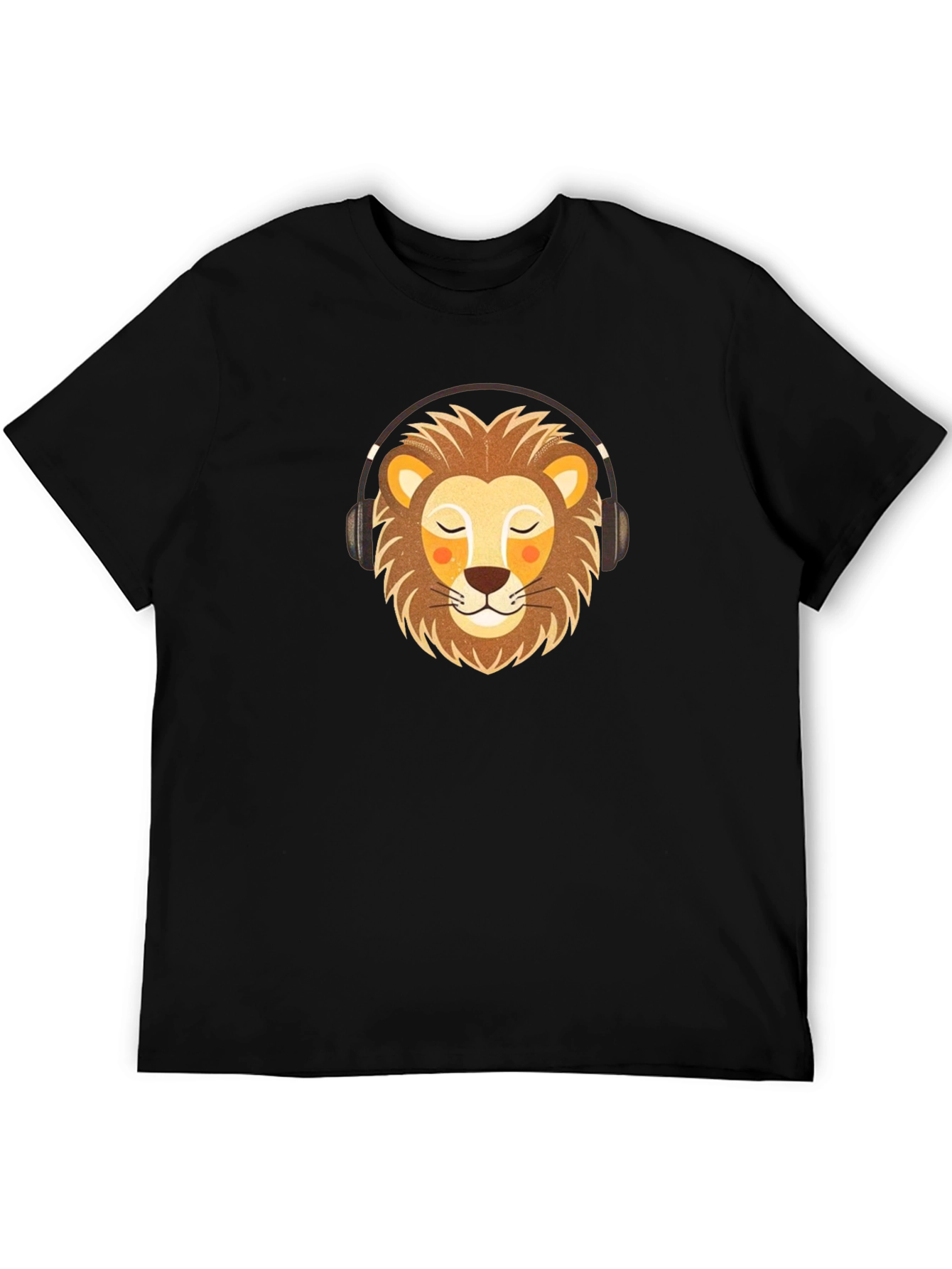 Lion Headphone Graphic Tee