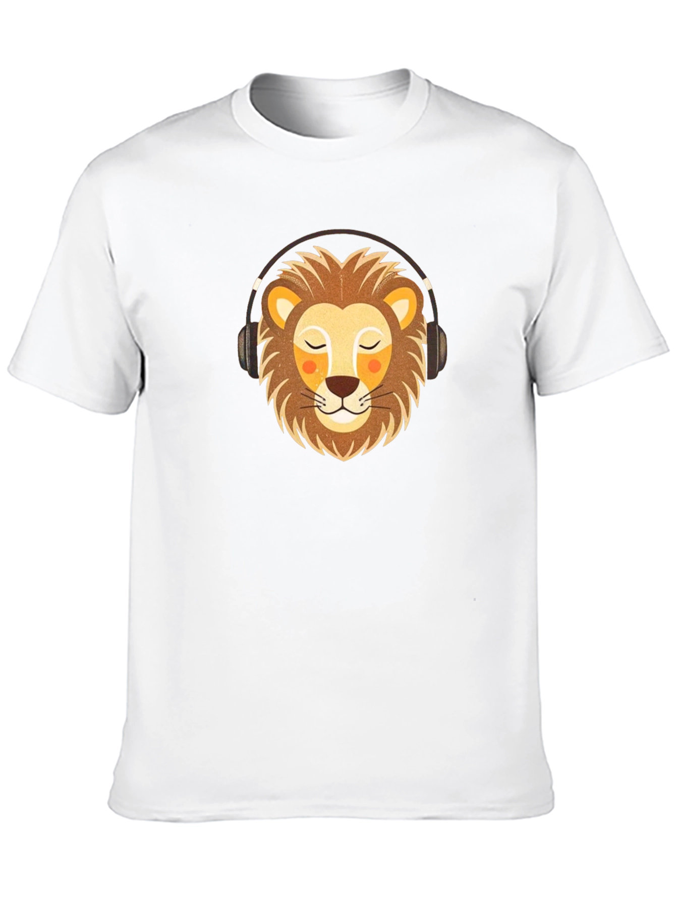 Lion Headphone Graphic Tee