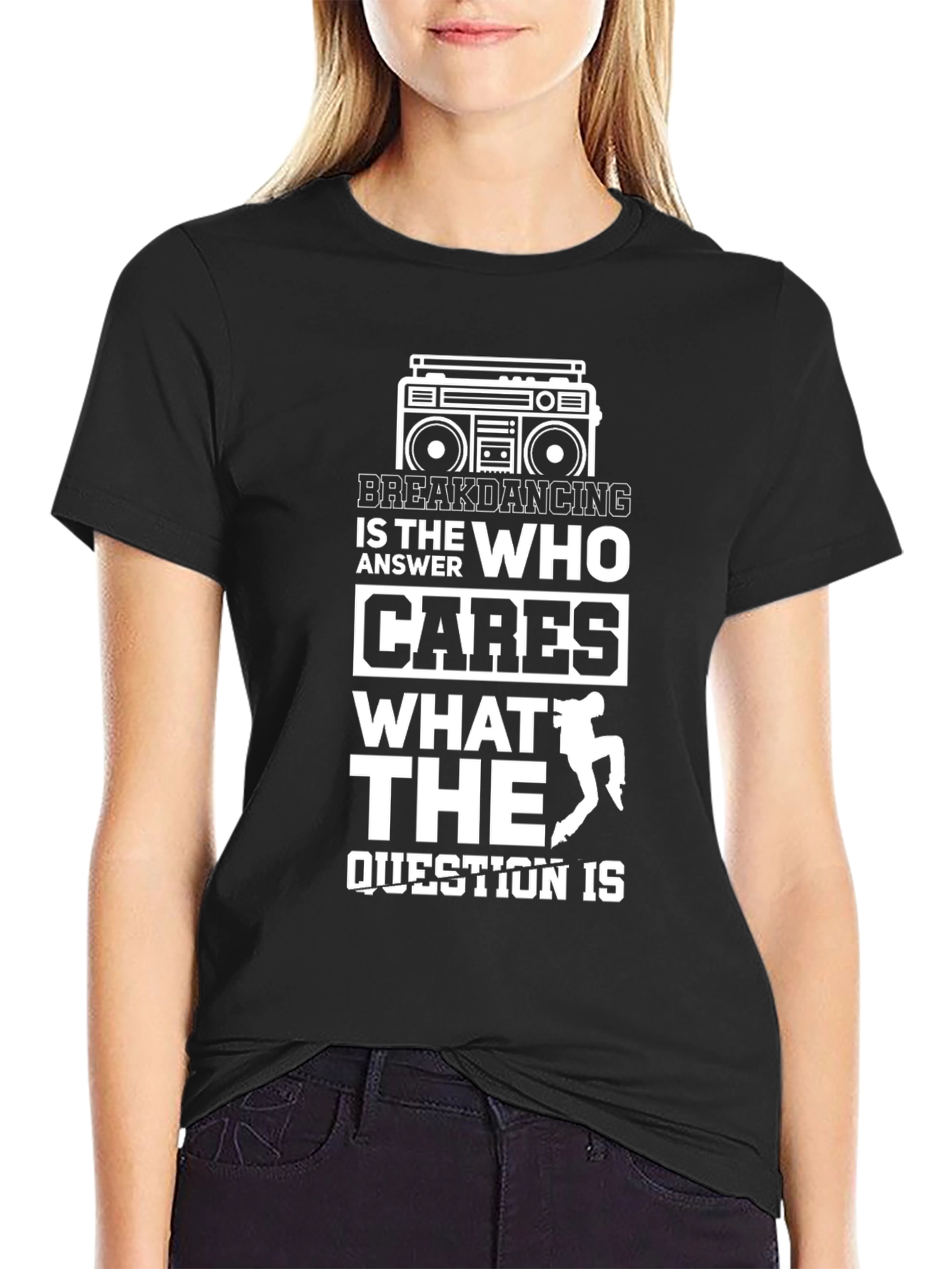 Breakdancing Graphic T-Shirt - Dance Is the Answer!