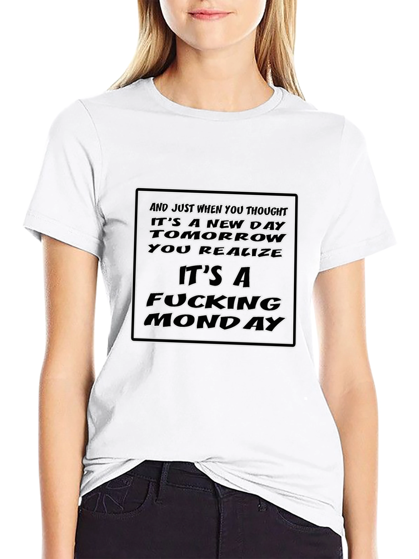 Humorous Monday T-Shirt - Its A Fucking Monday