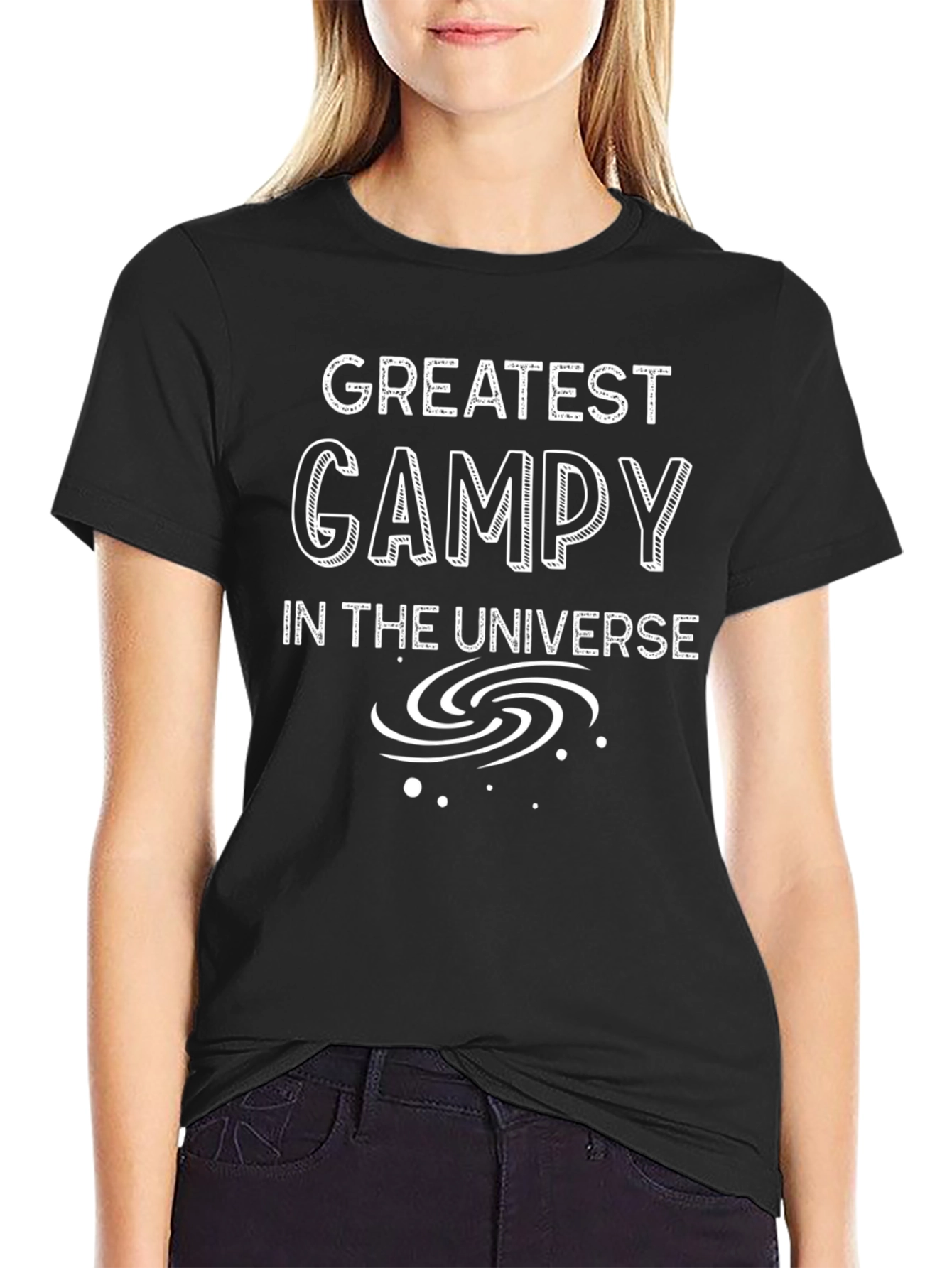 Greatest Gamppy in the Universe Black T-Shirt