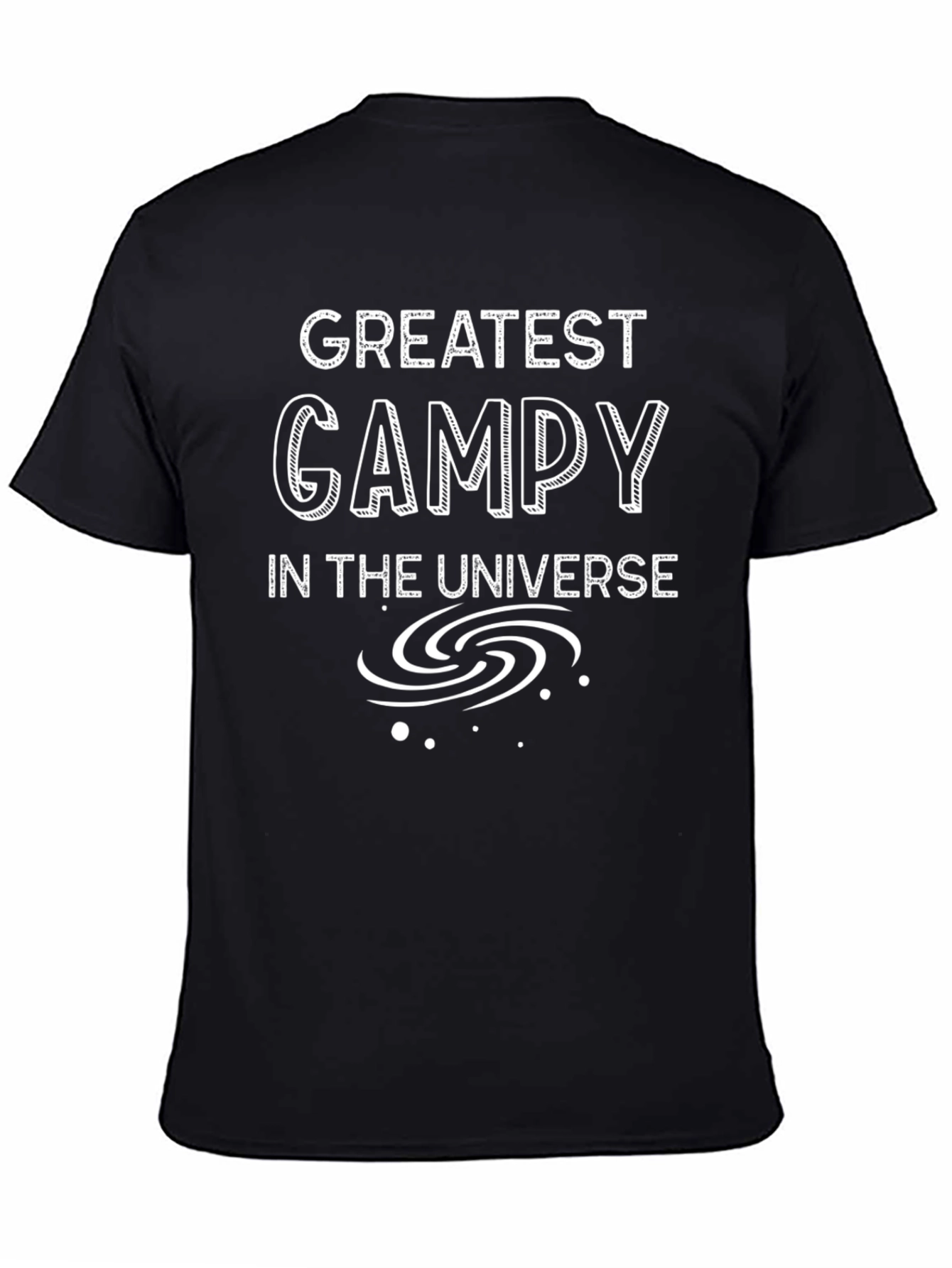 Greatest Gamppy in the Universe Black T-Shirt