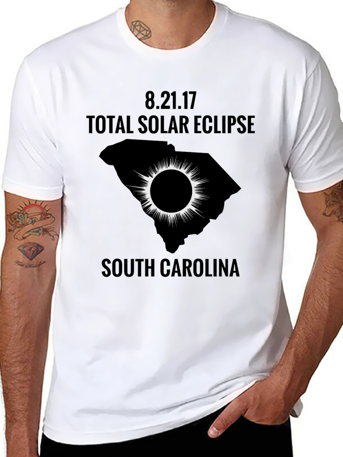 8.21.17 Total Solar Eclipse South Carolina T-Shirt