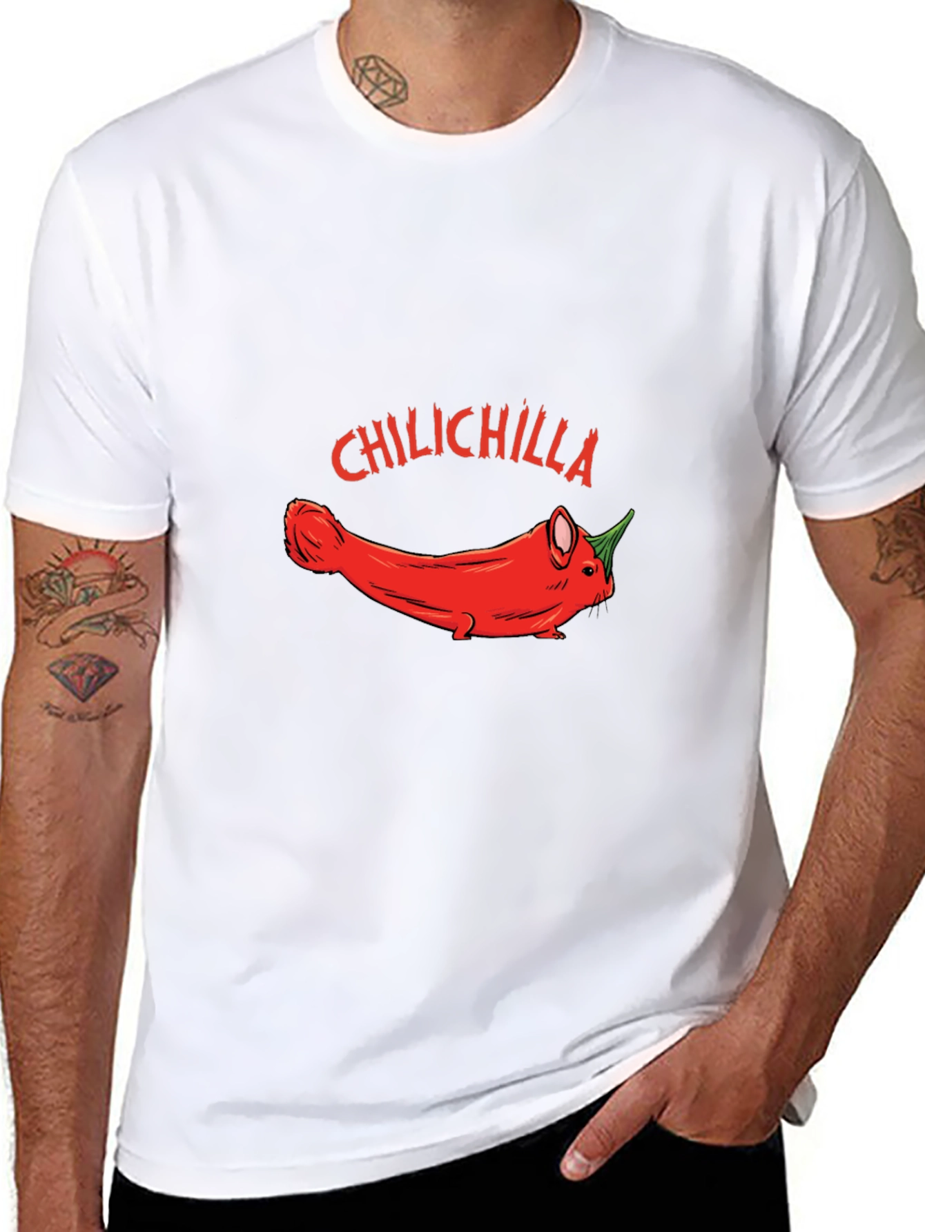 Chilichilla Funny Graphic T-Shirt