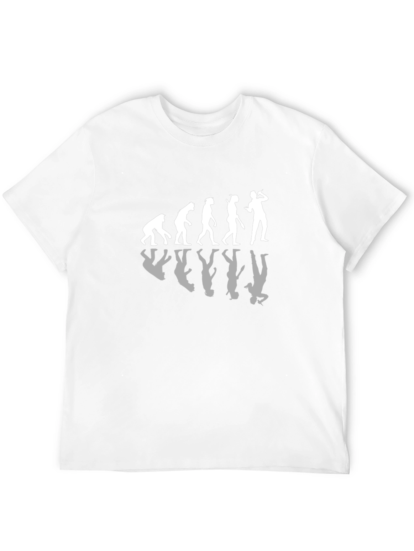 Evolution of Man Black T-Shirt