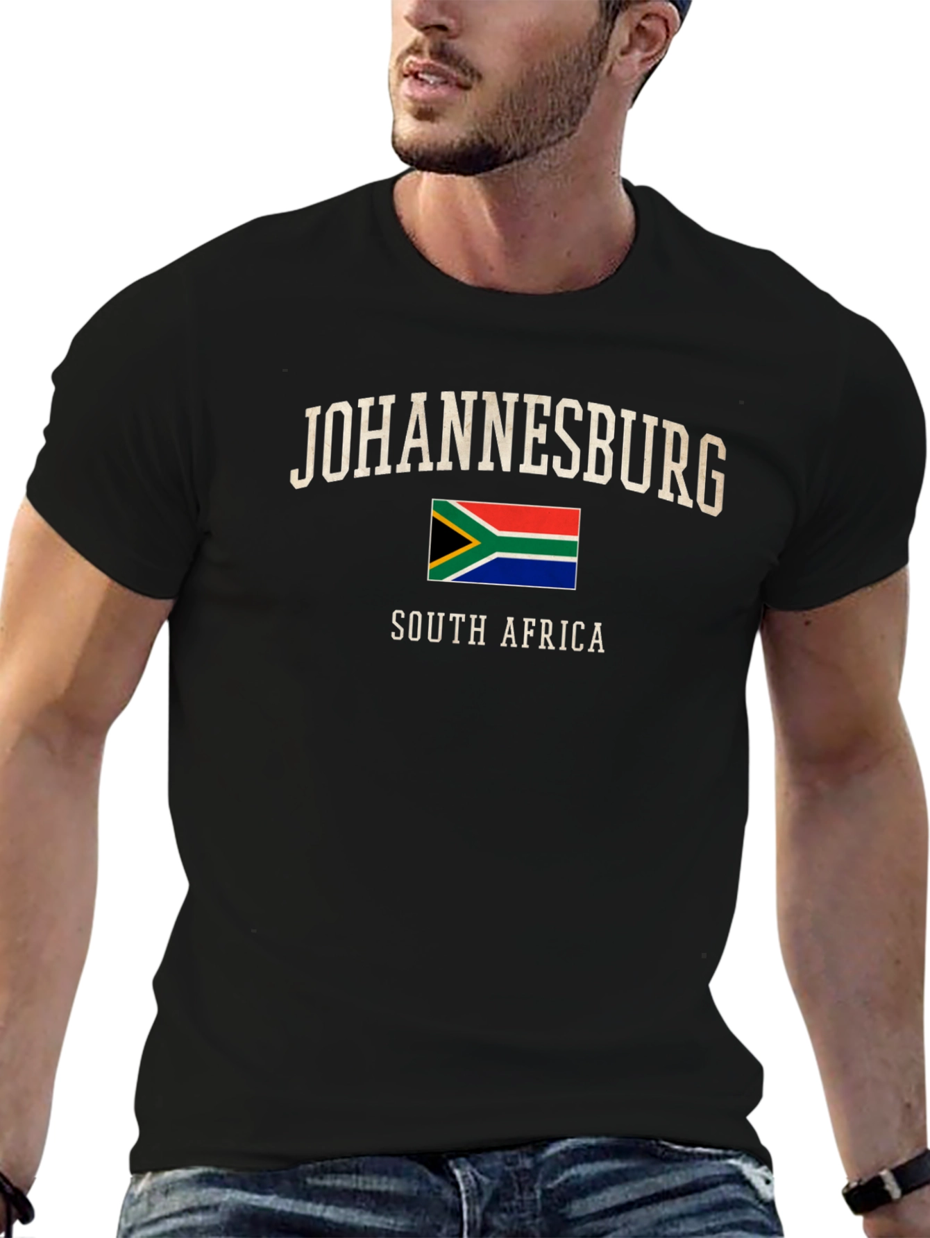 Johannesburg South Africa Flag T-Shirt