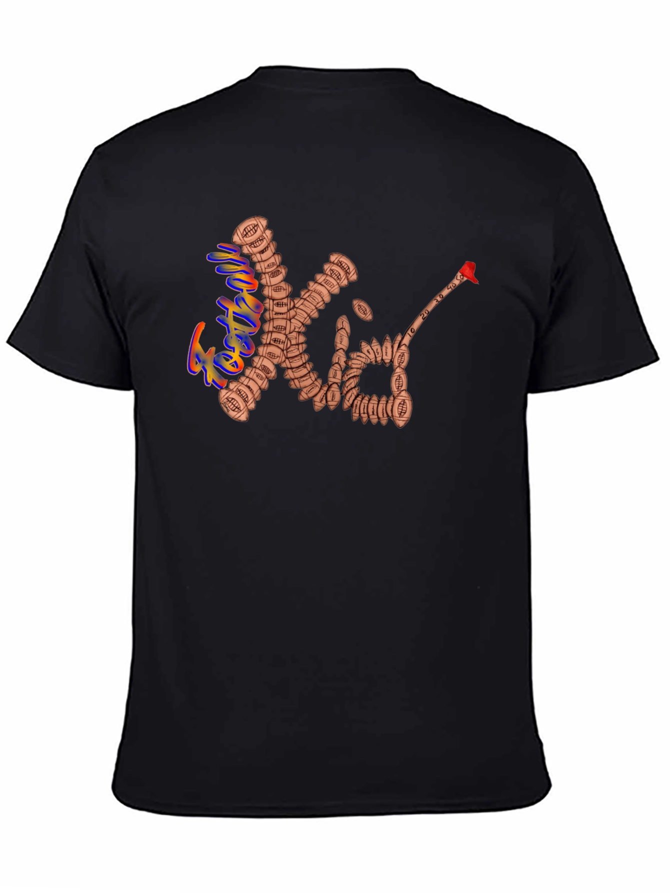 Football XO Black T-Shirt