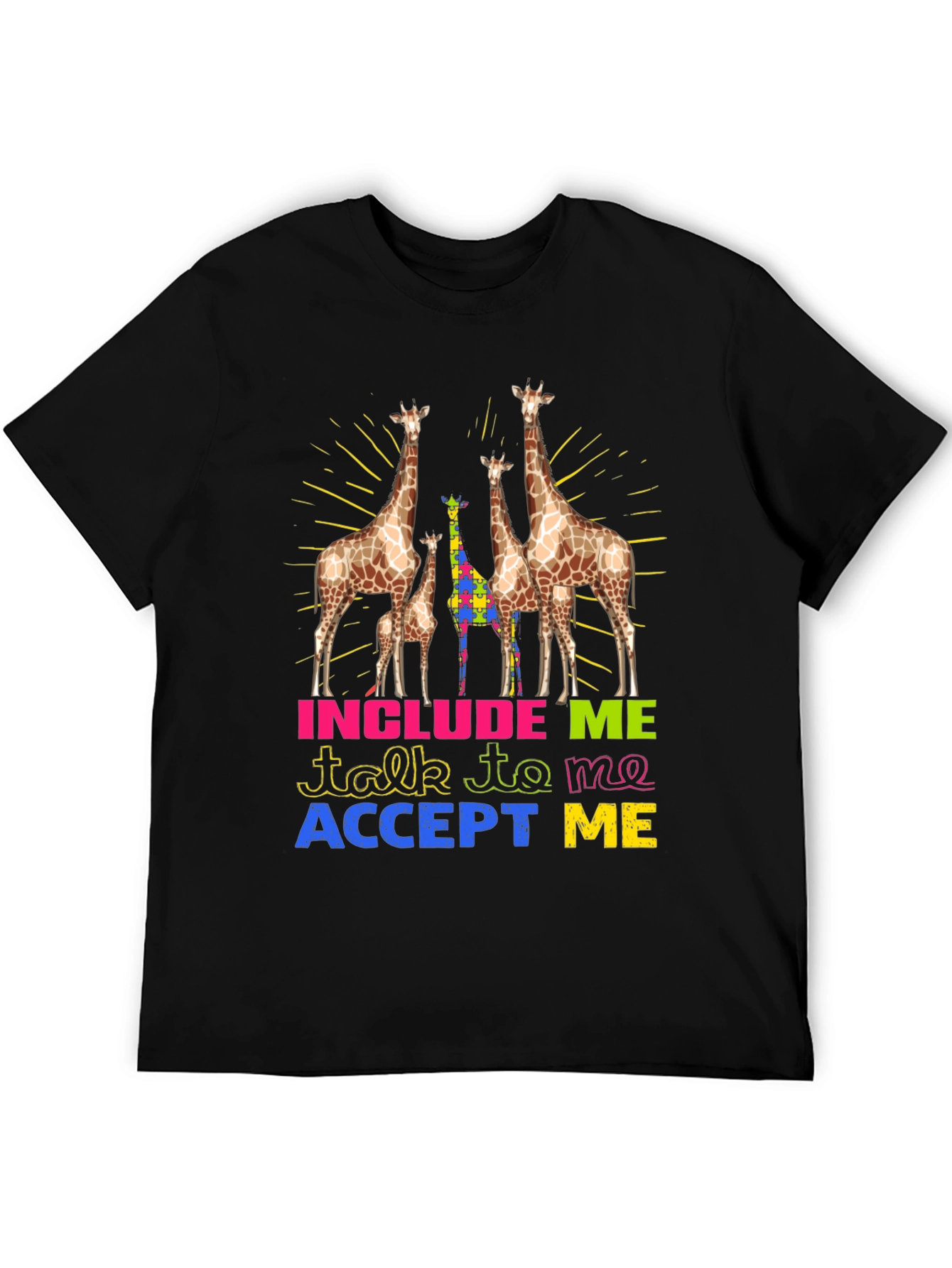 Autism Awareness Giraffe T-Shirt